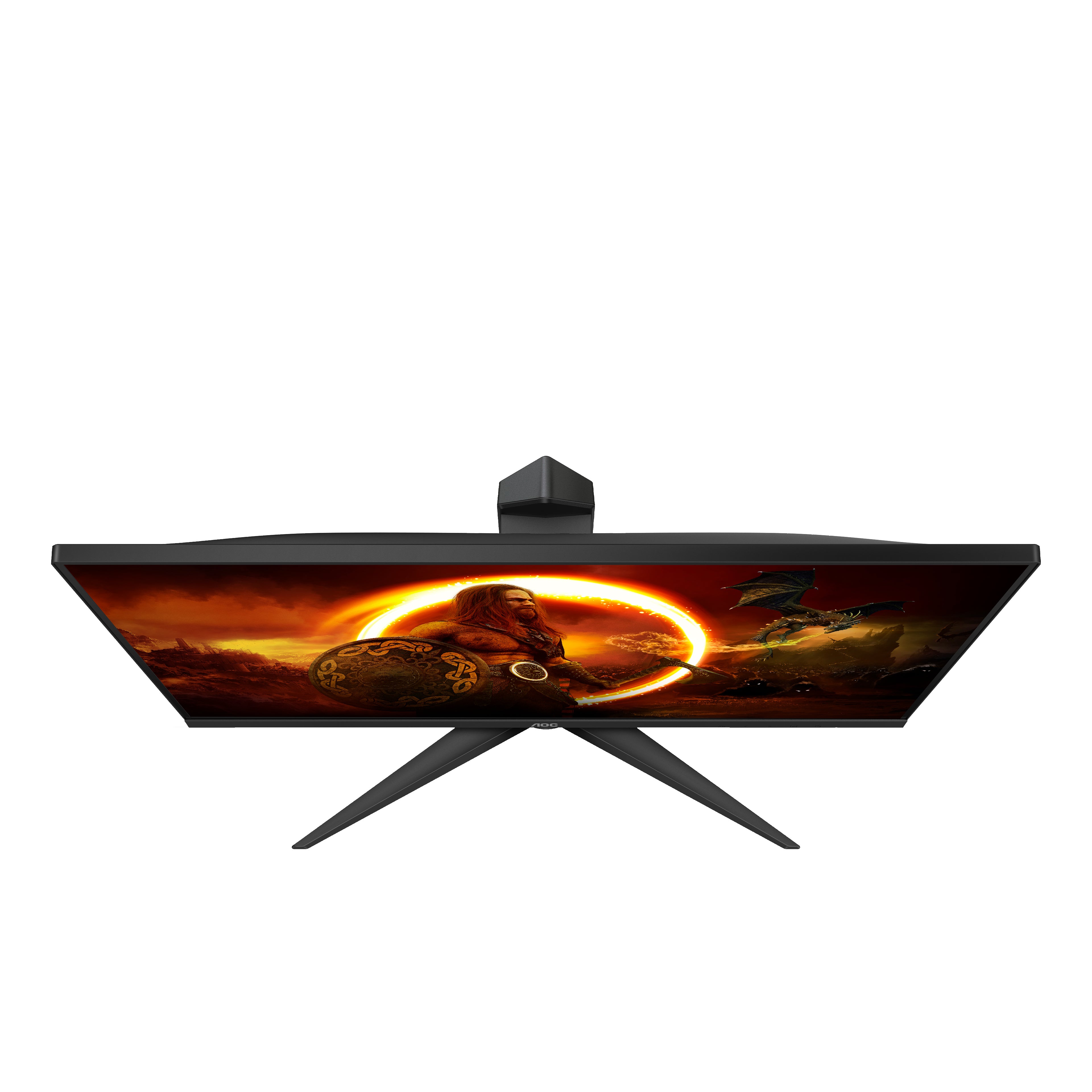 AOC 24G2SPU/BK écran plat de PC 60,5 cm (23.8") 1920 x 1080 pixels Full HD Noir, Rouge