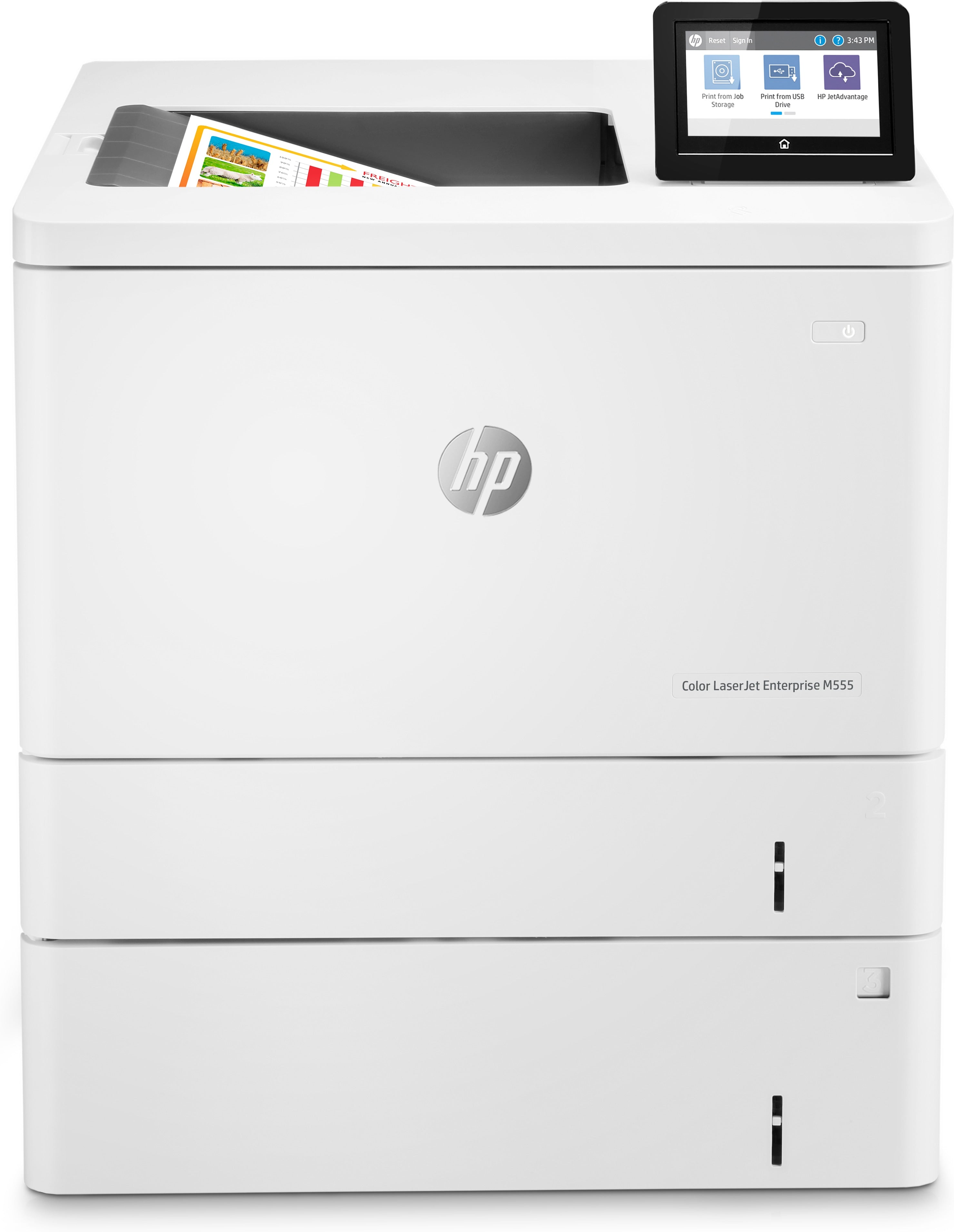 HP Color LaserJet Enterprise M555x, Imprimer, Impression recto-verso