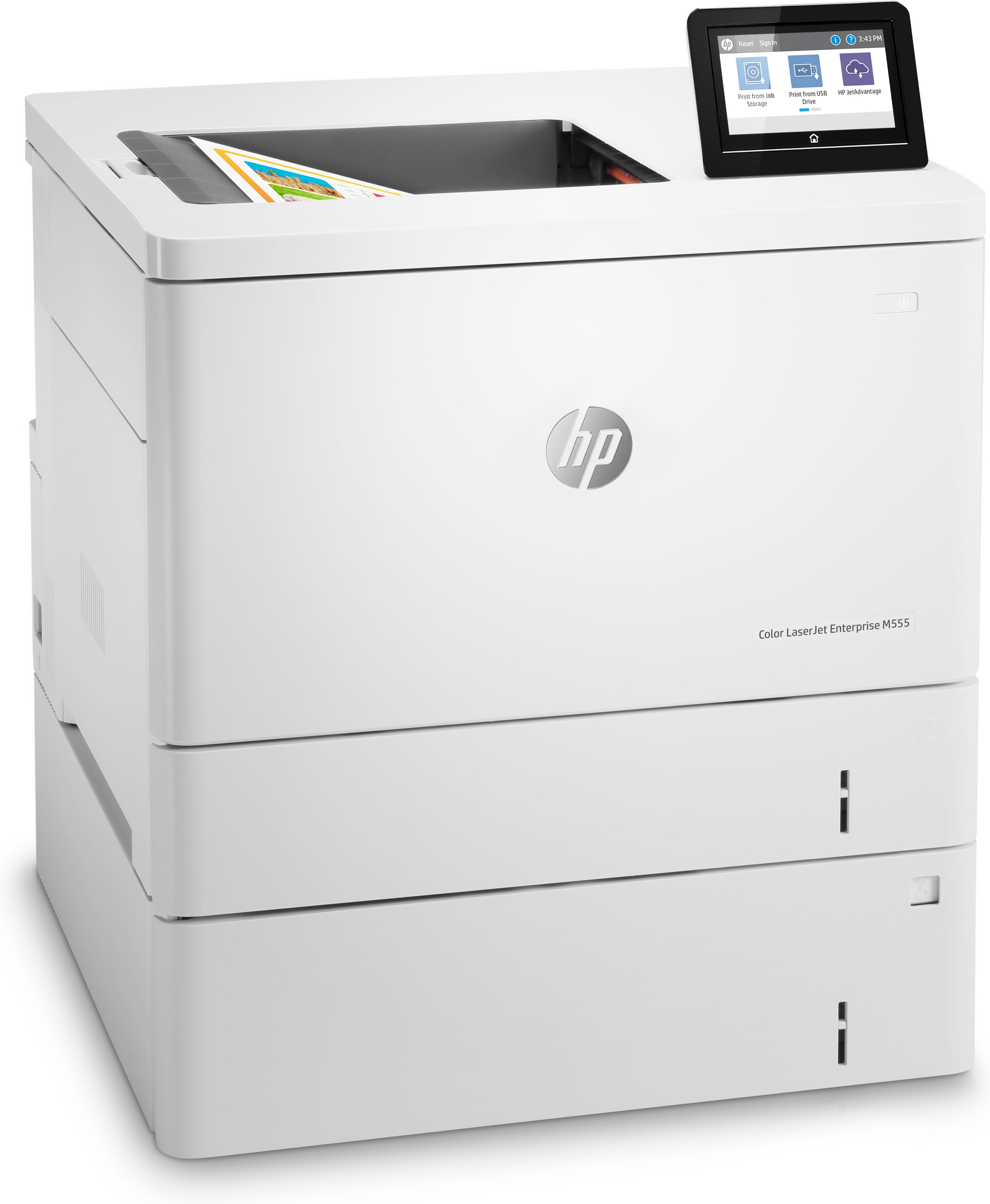 HP Color LaserJet Enterprise M555x, Imprimer, Impression recto-verso