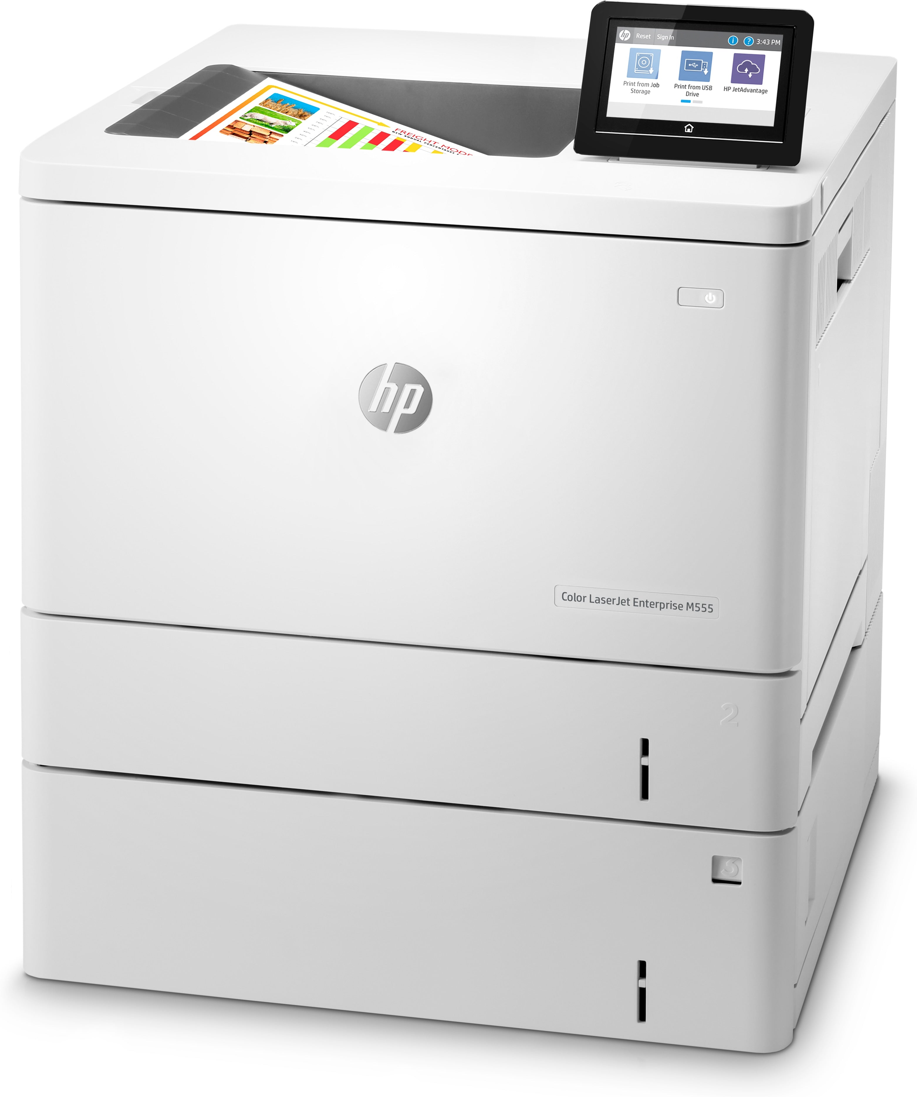 HP Color LaserJet Enterprise M555x, Imprimer, Impression recto-verso