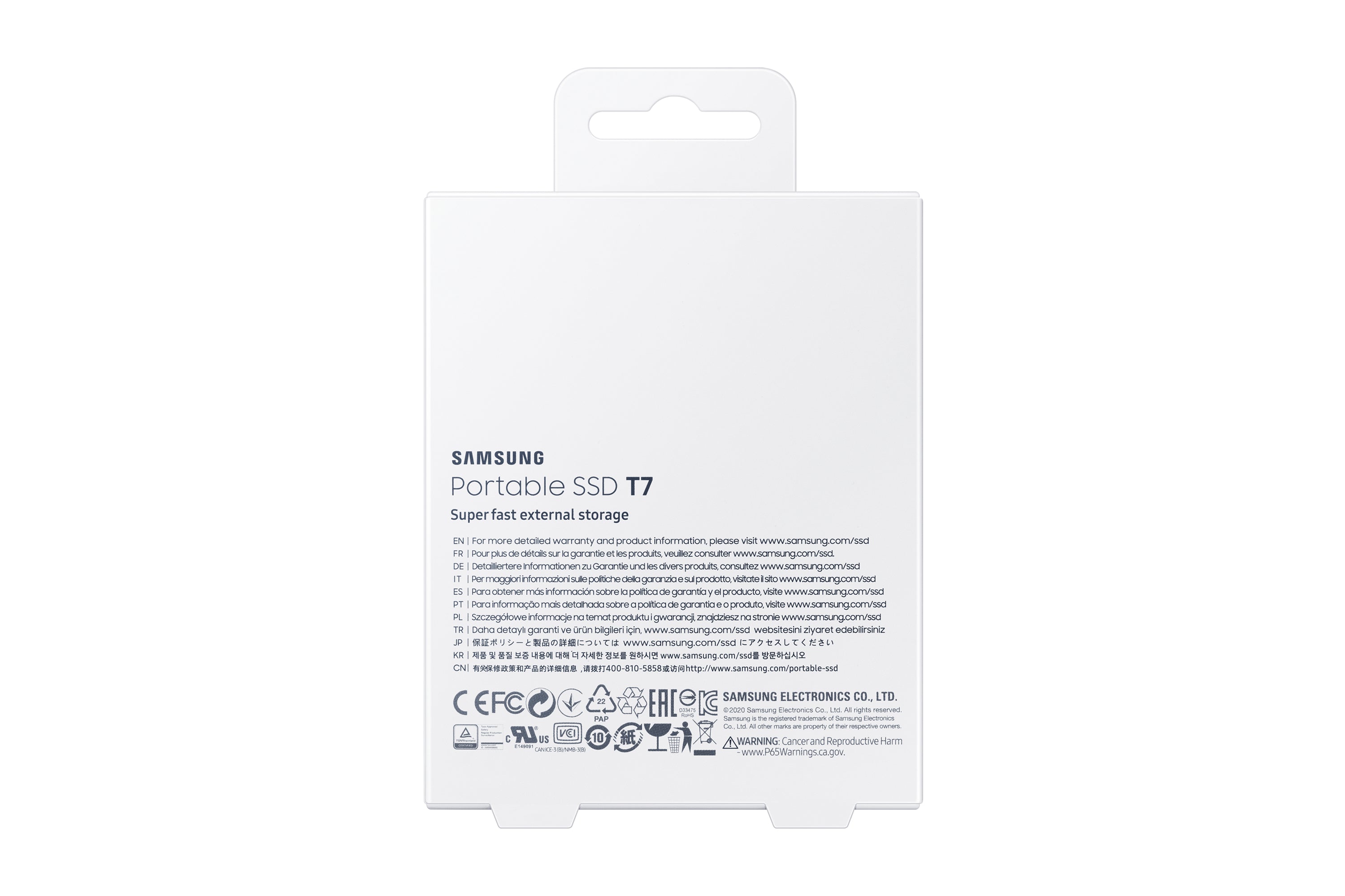 Samsung Portable SSD T7 2 To USB Type-C 3.2 Gen 2 (3.1 Gen 2) Gris