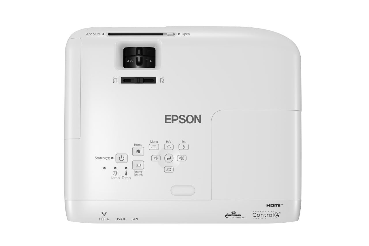 Epson EB-W49 Projecteur à focale standard 3800 ANSI lumens 3LCD WXGA (1280x800) Blanc