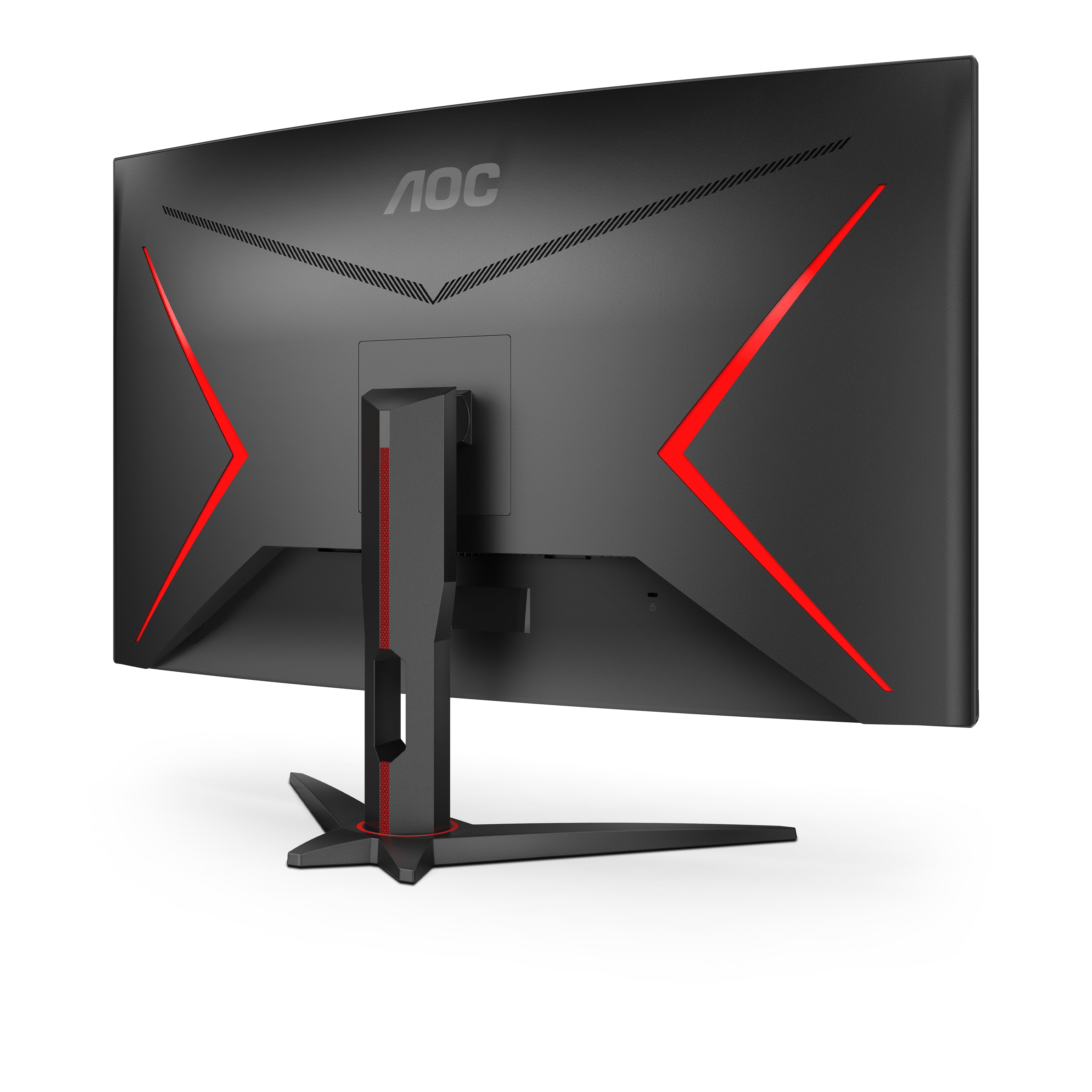 AOC G2 C32G2ZE/BK écran plat de PC 80 cm (31.5") 1920 x 1080 pixels Full HD LED Noir, Rouge