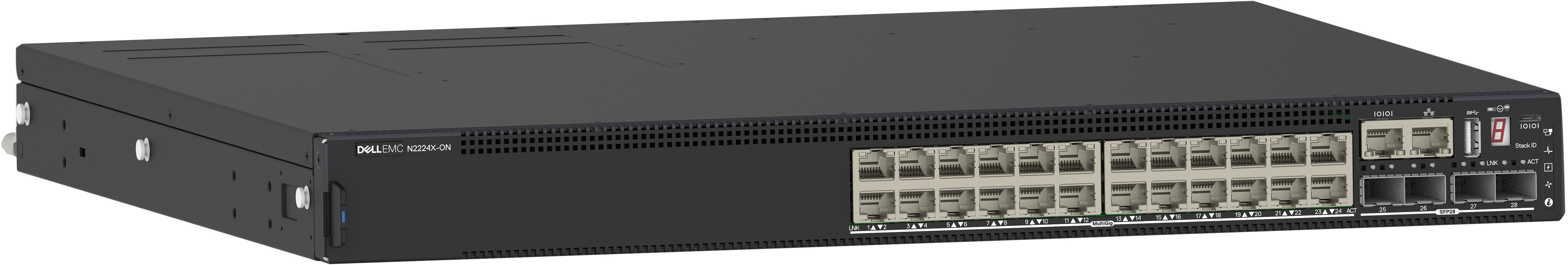 DELL N2224X-ON Géré L3 2.5G Ethernet (100/1000/2500) 1U Noir