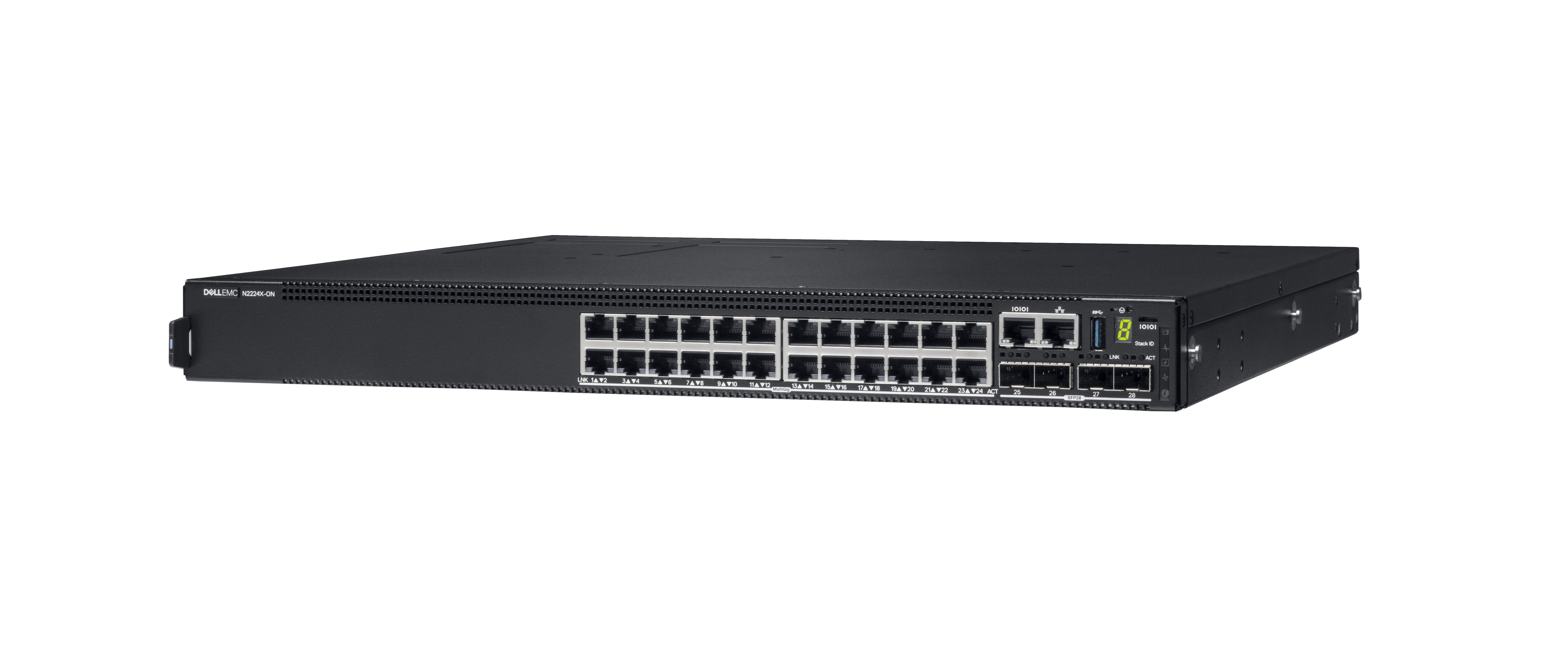 DELL N2224X-ON Géré L3 2.5G Ethernet (100/1000/2500) 1U Noir