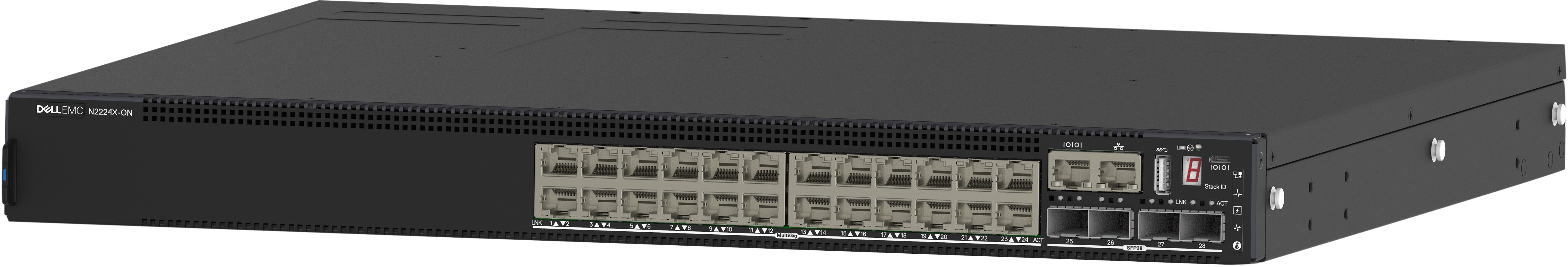DELL N2224X-ON Géré L3 2.5G Ethernet (100/1000/2500) 1U Noir
