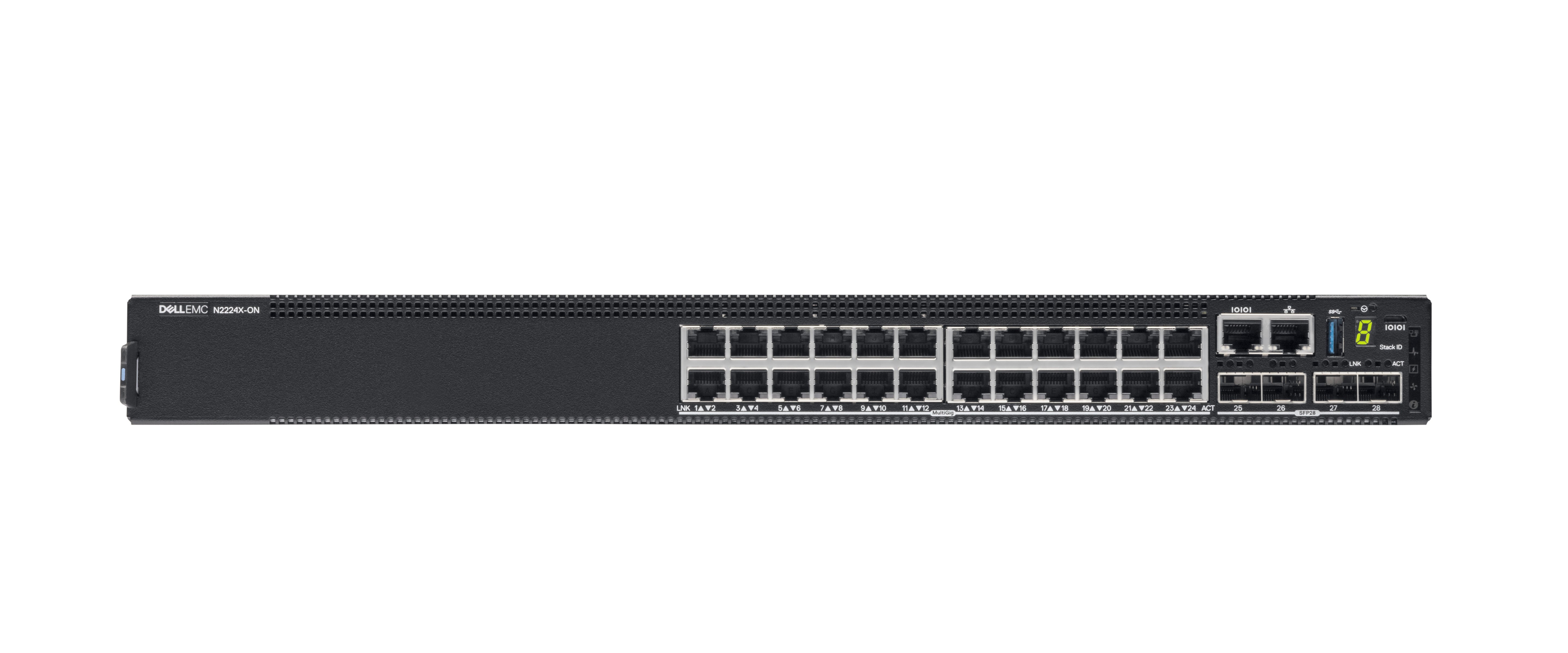 DELL N2224X-ON Géré L3 2.5G Ethernet (100/1000/2500) 1U Noir