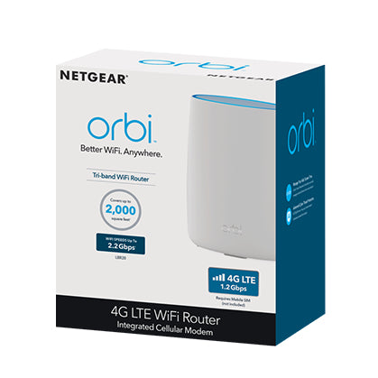 NETGEAR LBR20 routeur sans fil Gigabit Ethernet Bi-bande (2,4 GHz / 5 GHz) 4G Blanc