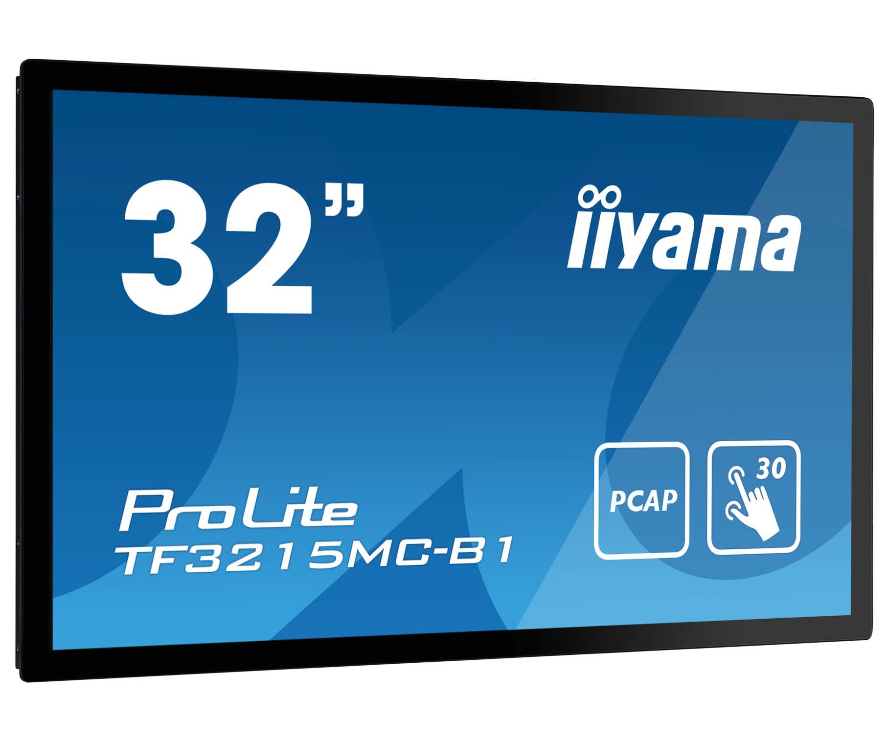 iiyama ProLite TF3215MC-B2 écran plat de PC 81,3 cm (32") 1920 x 1080 pixels Full HD LED Écran tactile Kiosque Noir