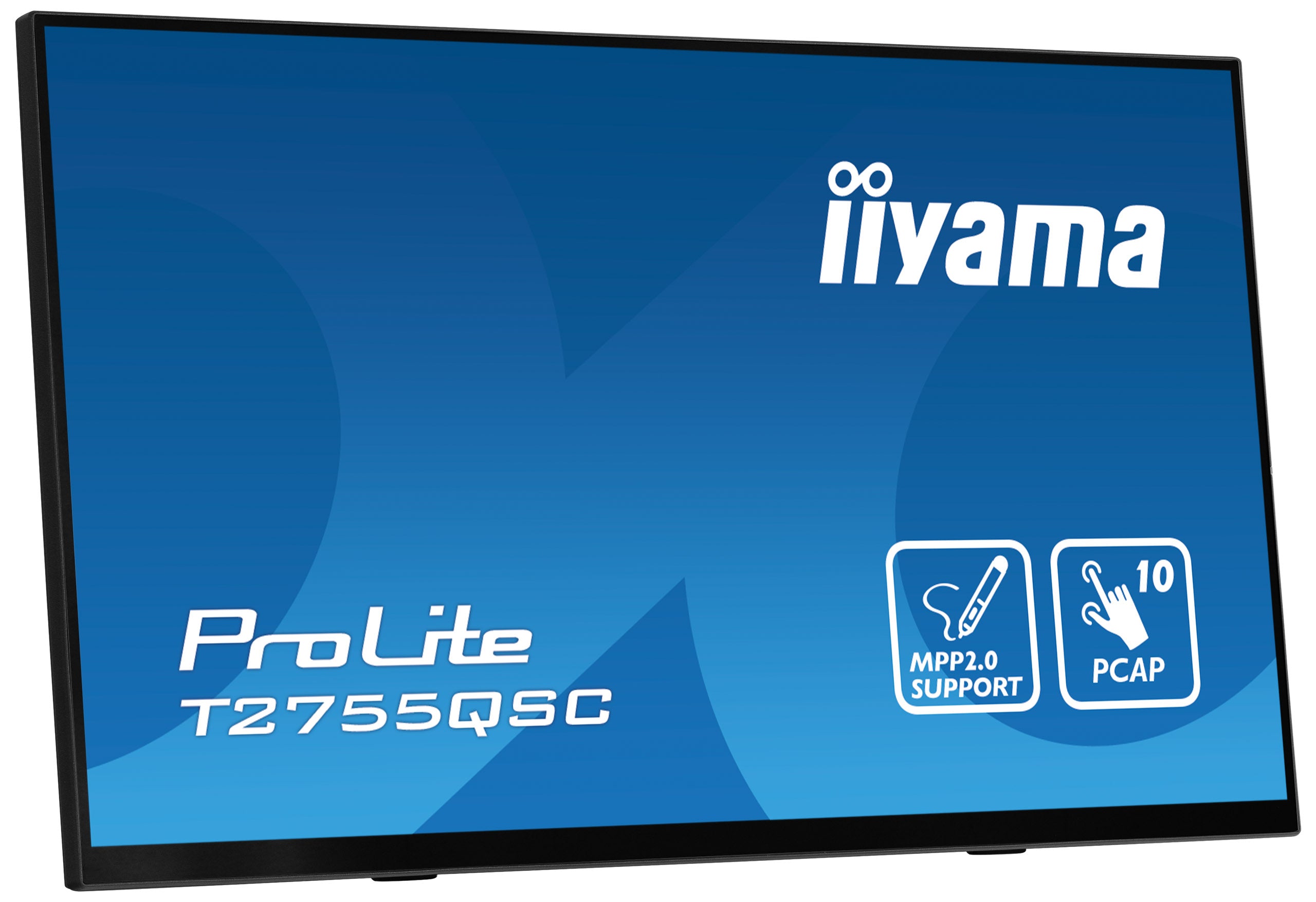 iiyama ProLite T2755QSC-B1 écran plat de PC 68,6 cm (27") 2560 x 1440 pixels Quad HD LCD Écran tactile Noir