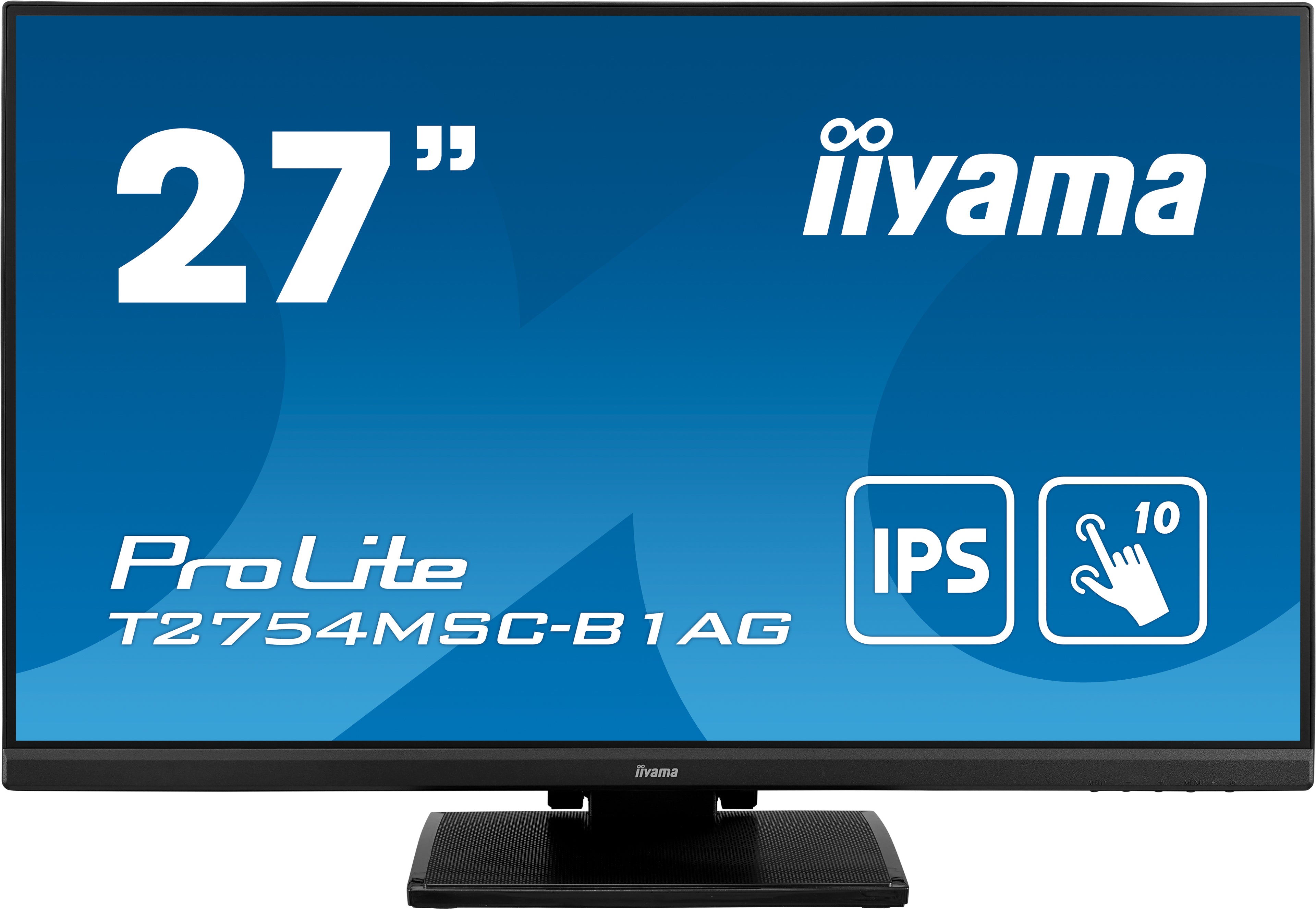 iiyama ProLite T2754MSC-B1AG écran plat de PC 68,6 cm (27") 1920 x 1080 pixels Full HD LED Écran tactile Multi-utilisateur Noir