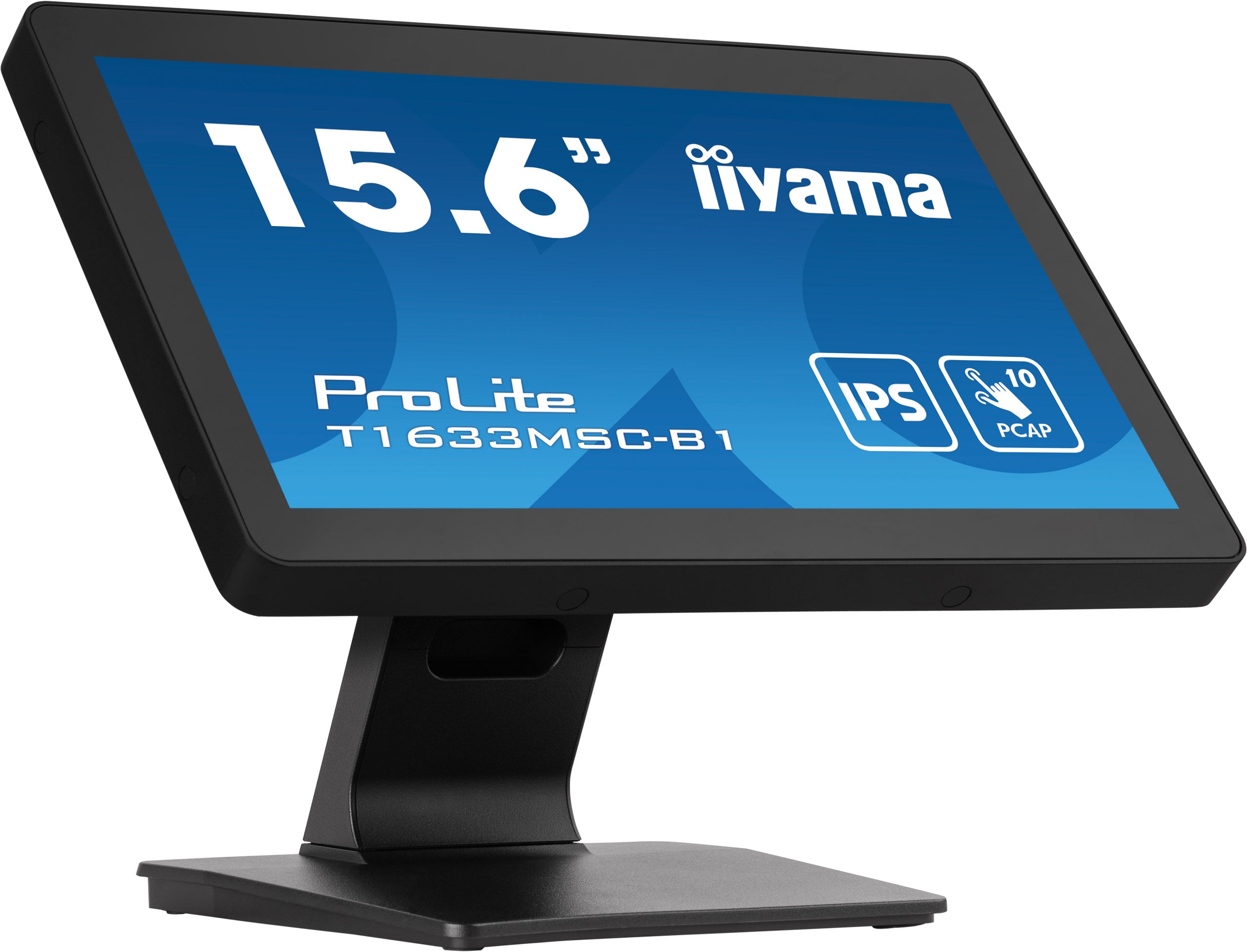 iiyama ProLite T1633MSC-B1 écran plat de PC 39,6 cm (15.6") 1920 x 1080 pixels Full HD LCD Écran tactile Noir