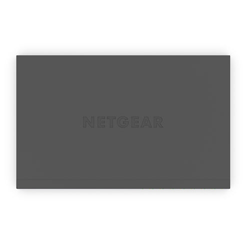 NETGEAR GS516PP Non-géré Gigabit Ethernet (10/100/1000) Connexion Ethernet, supportant l'alimentation via ce port (PoE) Bleu, Gris