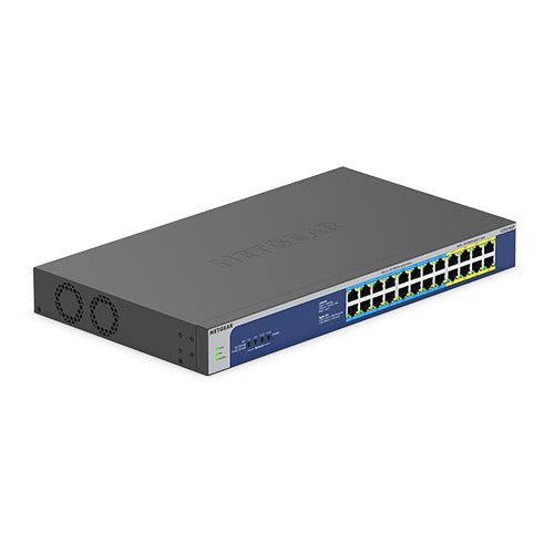 NETGEAR GS524UP Non-géré Gigabit Ethernet (10/100/1000) Connexion Ethernet, supportant l'alimentation via ce port (PoE) Gris
