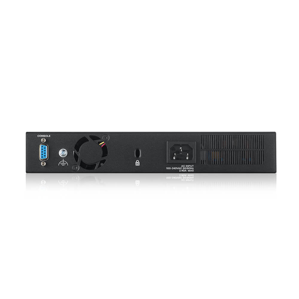 Zyxel GS2220-10HP-EU0101F commutateur réseau Géré L2 Gigabit Ethernet (10/100/1000) Connexion Ethernet, supportant l'alimentation via ce port (PoE) Noir