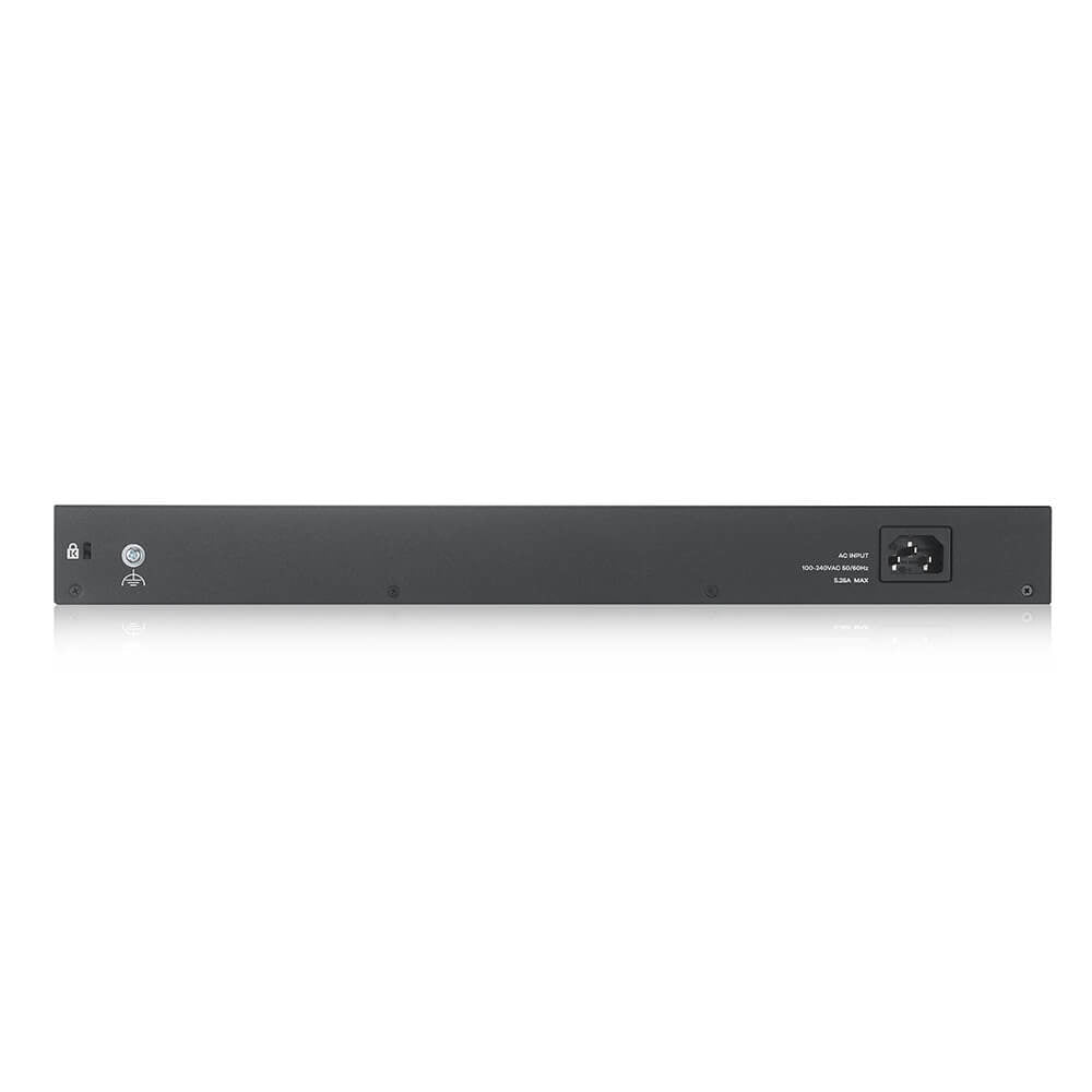 Zyxel GS2220-28HP-EU0101F commutateur réseau Géré L2 Gigabit Ethernet (10/100/1000) Connexion Ethernet, supportant l'alimentation via ce port (PoE) Noir