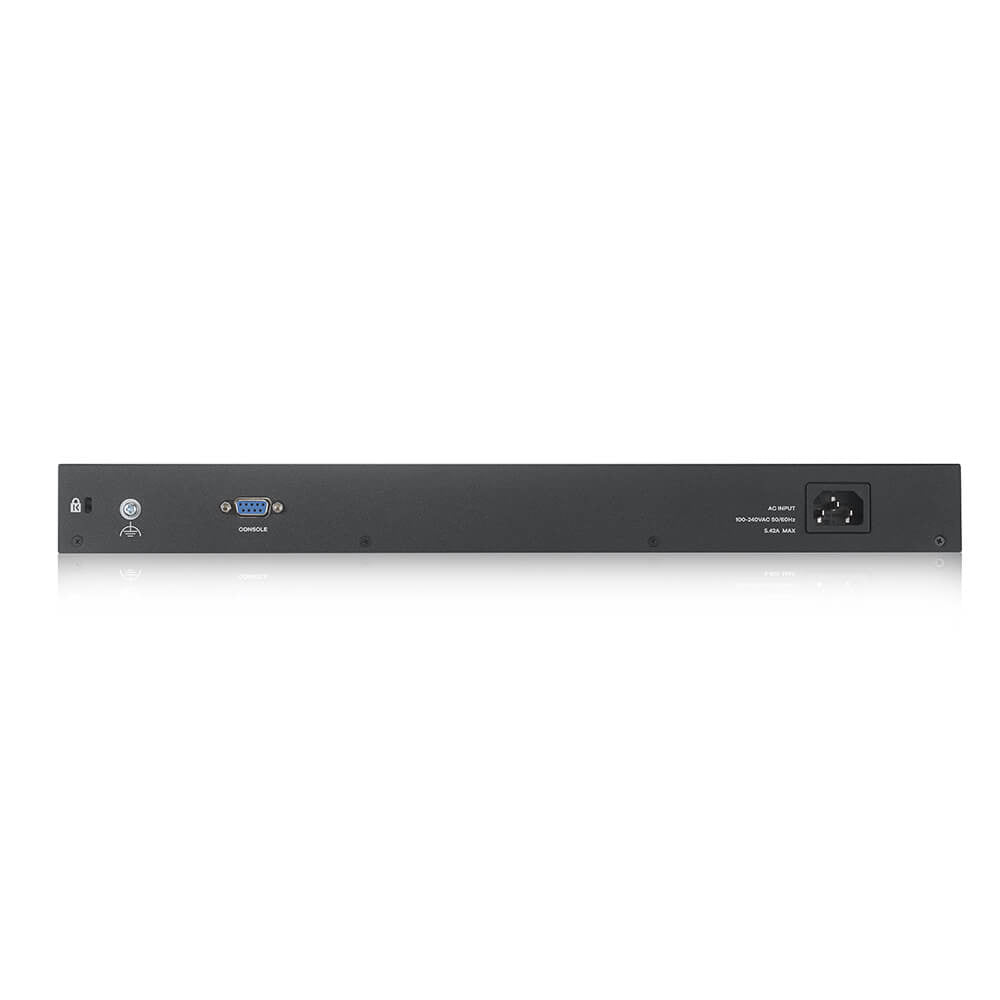 Zyxel GS2220-50HP-EU0101F commutateur réseau Géré L2 Gigabit Ethernet (10/100/1000) Connexion Ethernet, supportant l'alimentation via ce port (PoE) Noir