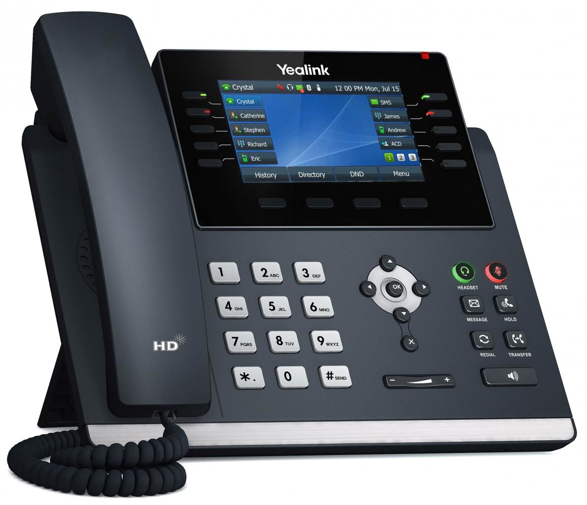 Yealink SIP-T46U téléphone fixe Gris LCD Wifi