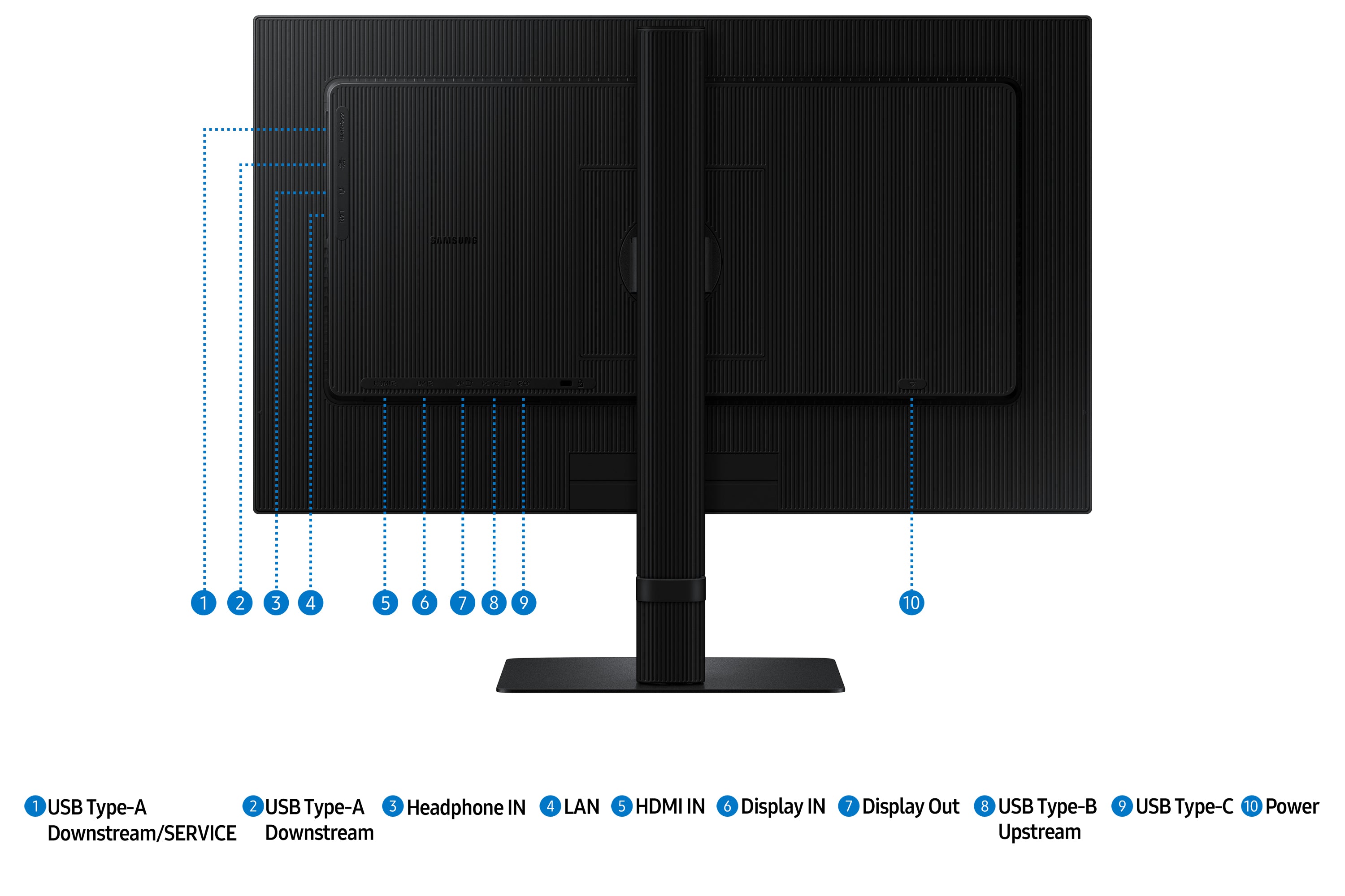 Samsung S60UD écran plat de PC 61 cm (24") 2560 x 1440 pixels Quad HD LCD Noir