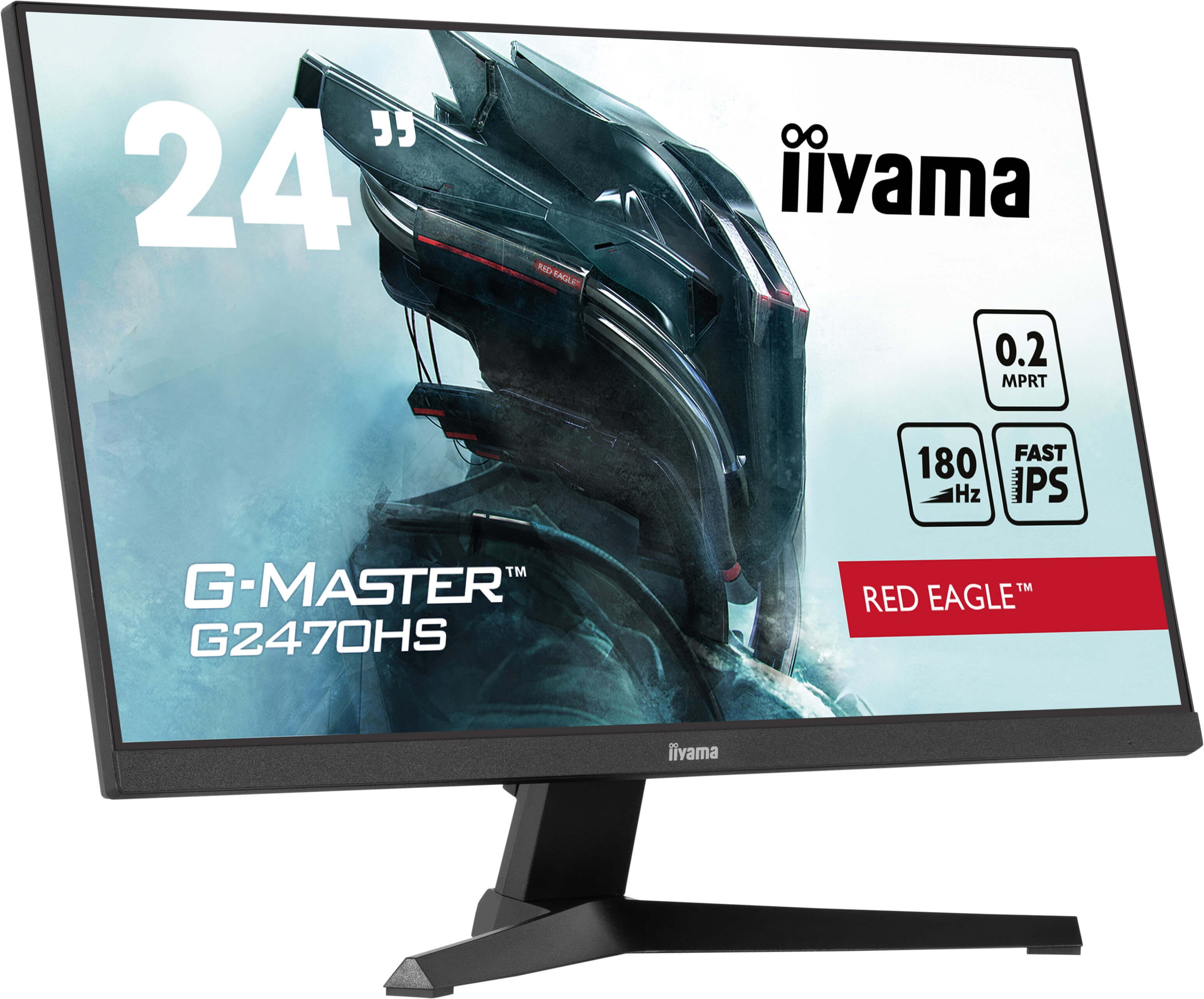 iiyama G-MASTER G2470HS-B1 écran plat de PC 60,5 cm (23.8") 1920 x 1080 pixels Full HD LCD Noir