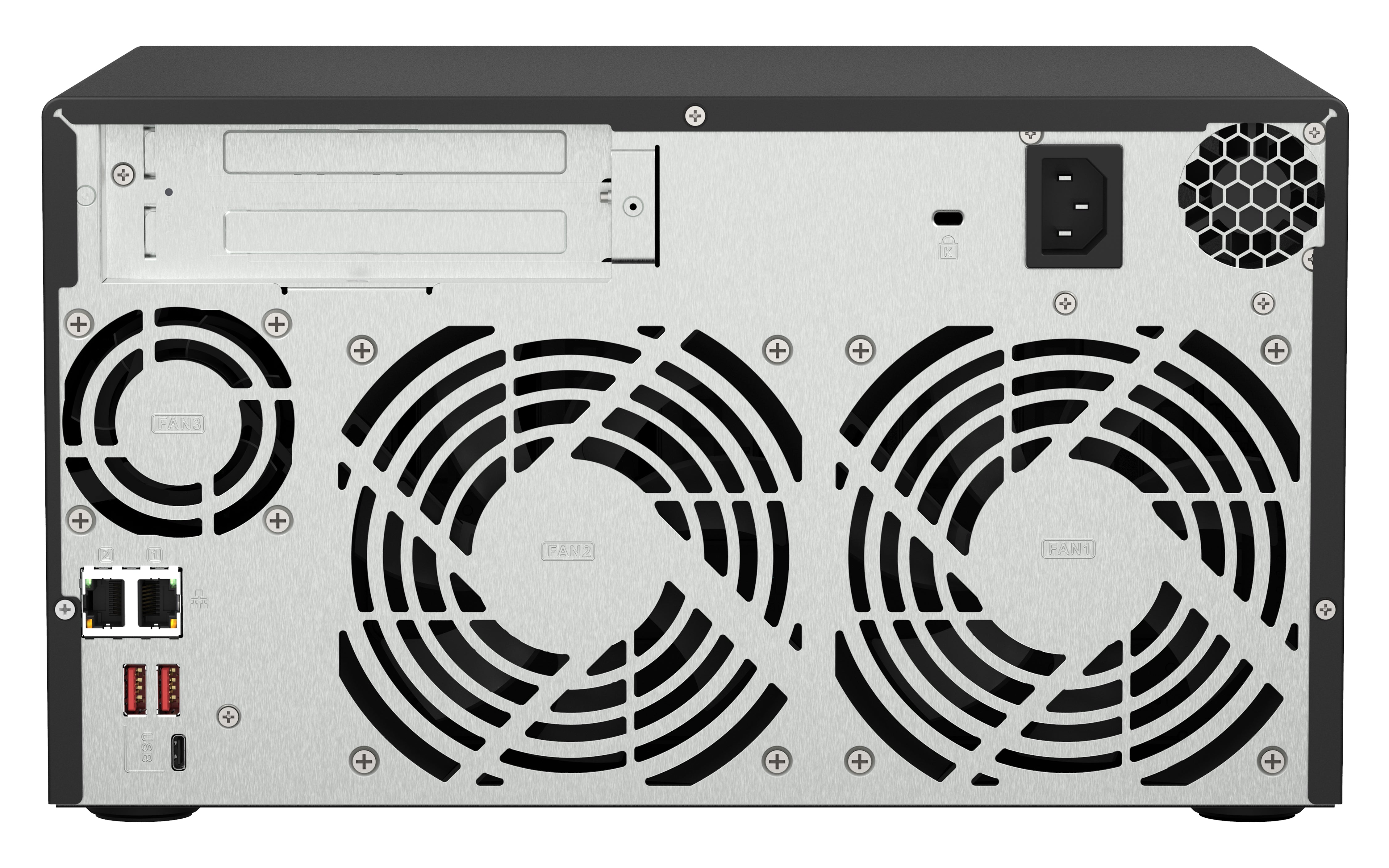 QNAP TS-873A NAS Tower Ryzen Embedded V1500B 8 Go DDR4 0 To QNAP Turbo System Noir