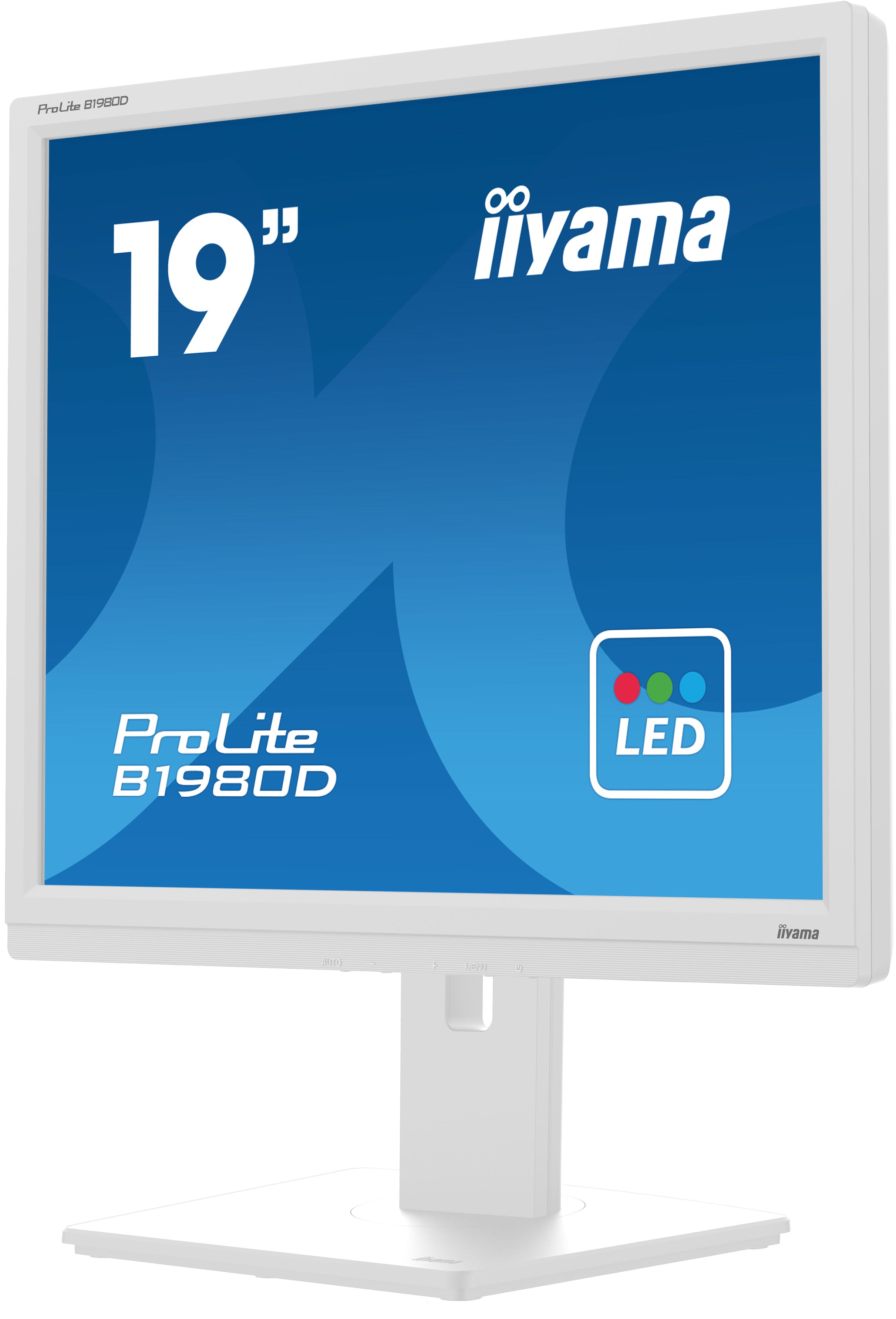 iiyama ProLite B1980D-W5 écran plat de PC 48,3 cm (19") 1280 x 1024 pixels SXGA LCD Blanc
