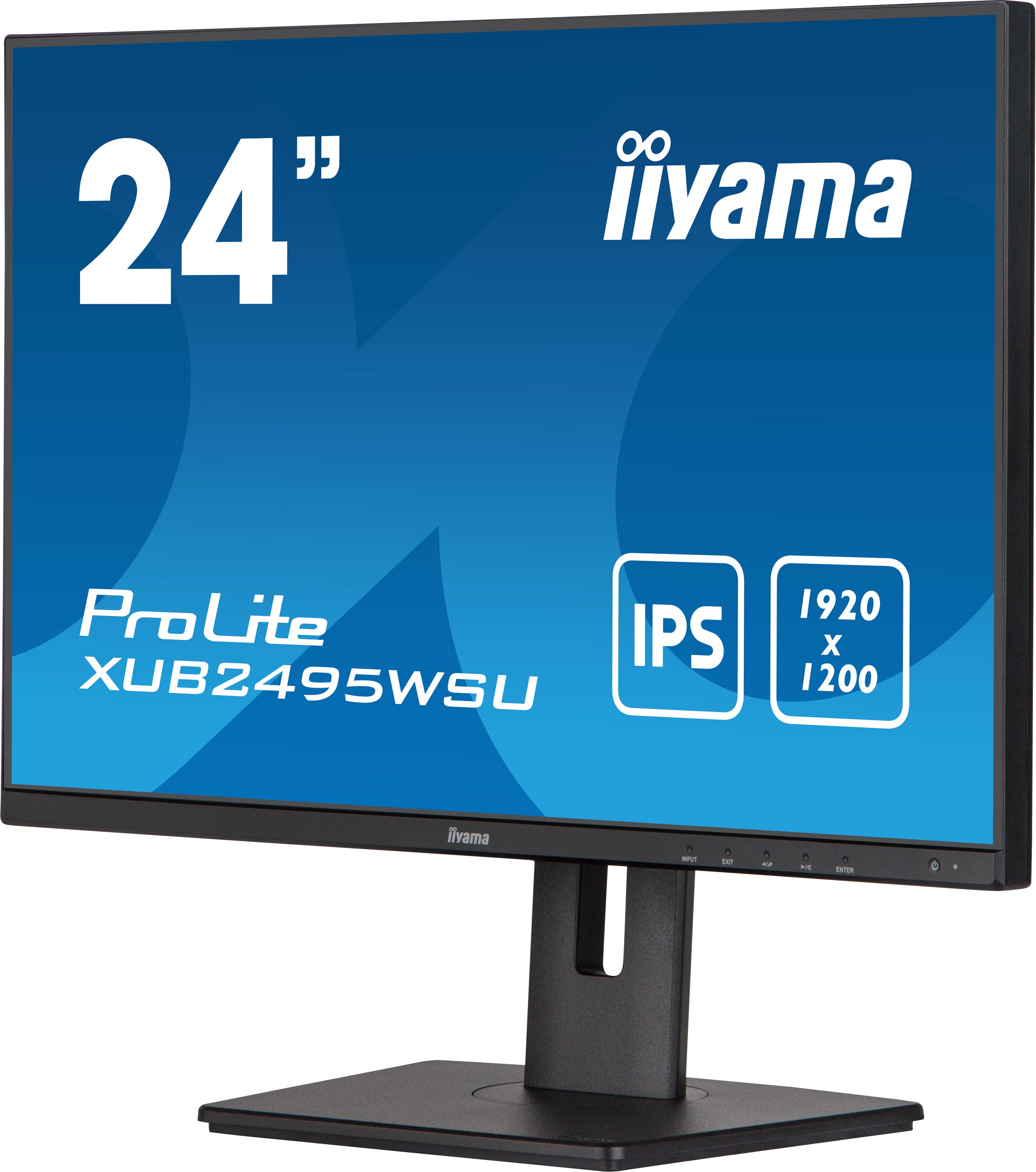 iiyama ProLite XUB2495WSU-B5 écran plat de PC 61,2 cm (24.1") 1920 x 1200 pixels WUXGA LCD Noir