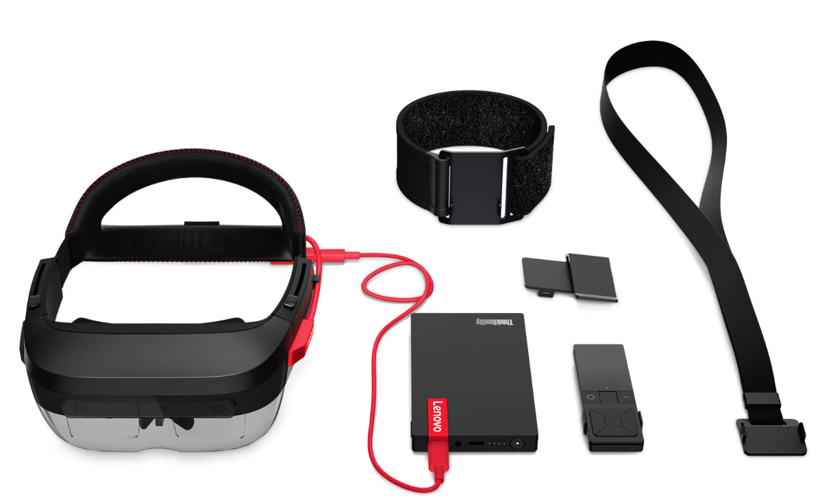 Lenovo ThinkReality A6 Casque de visualisation dédié 380 g Noir