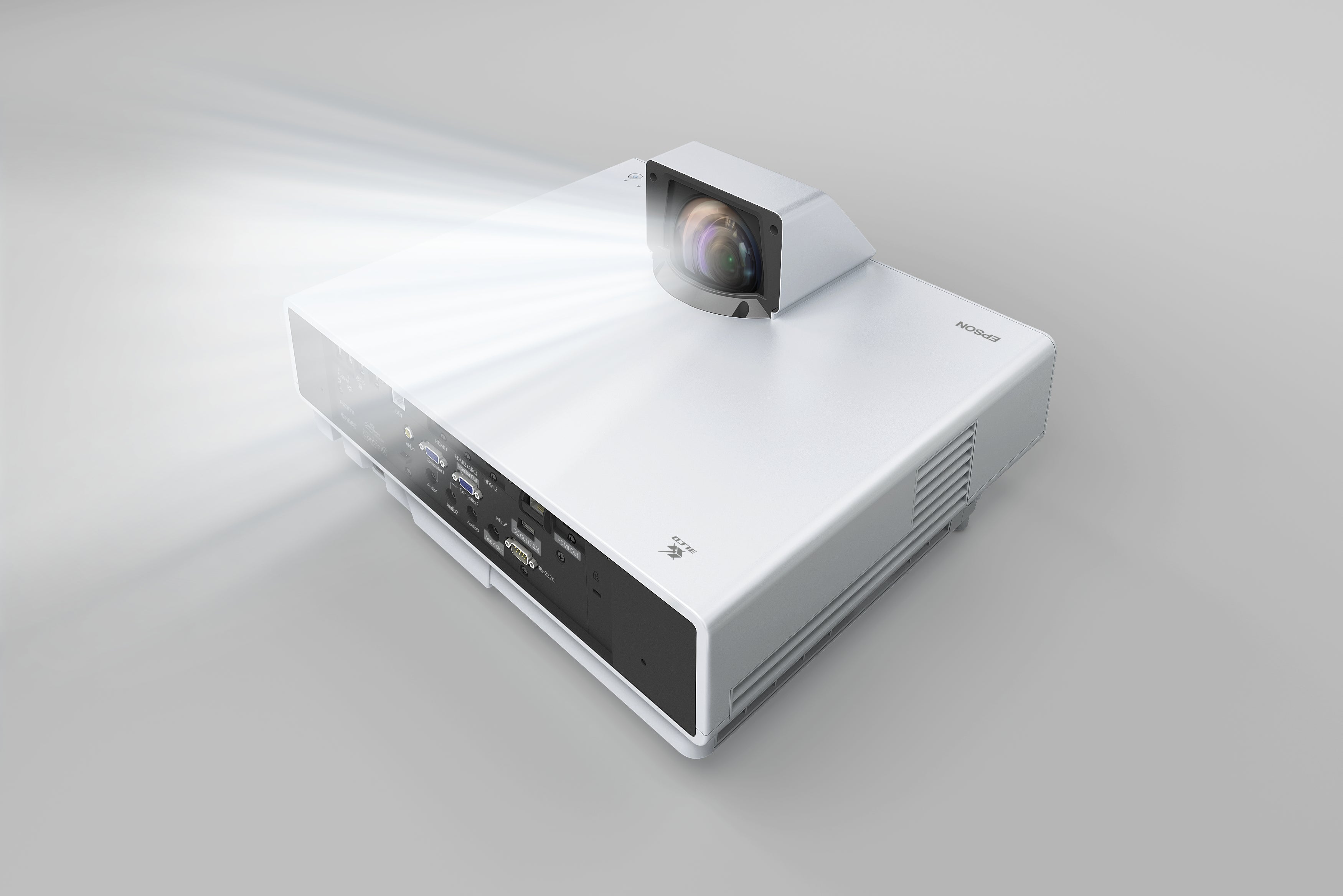 Epson EB-800F Projecteur à focale ultra courte 5000 ANSI lumens 3LCD 1080p (1920x1080) Blanc