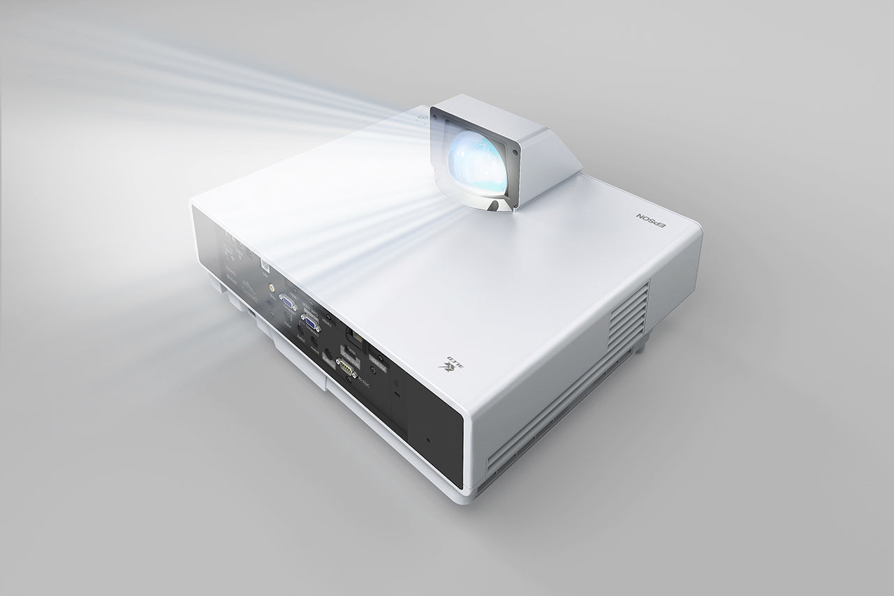 Epson EB-800F Projecteur à focale ultra courte 5000 ANSI lumens 3LCD 1080p (1920x1080) Blanc