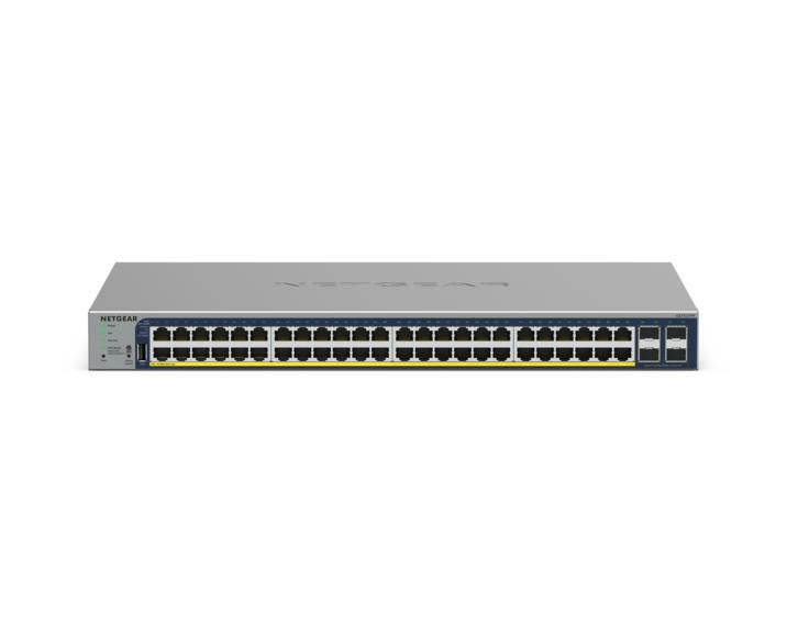 NETGEAR GS728TP Géré L2/L3/L4 Gigabit Ethernet (10/100/1000) Connexion Ethernet, supportant l'alimentation via ce port (PoE) Gris