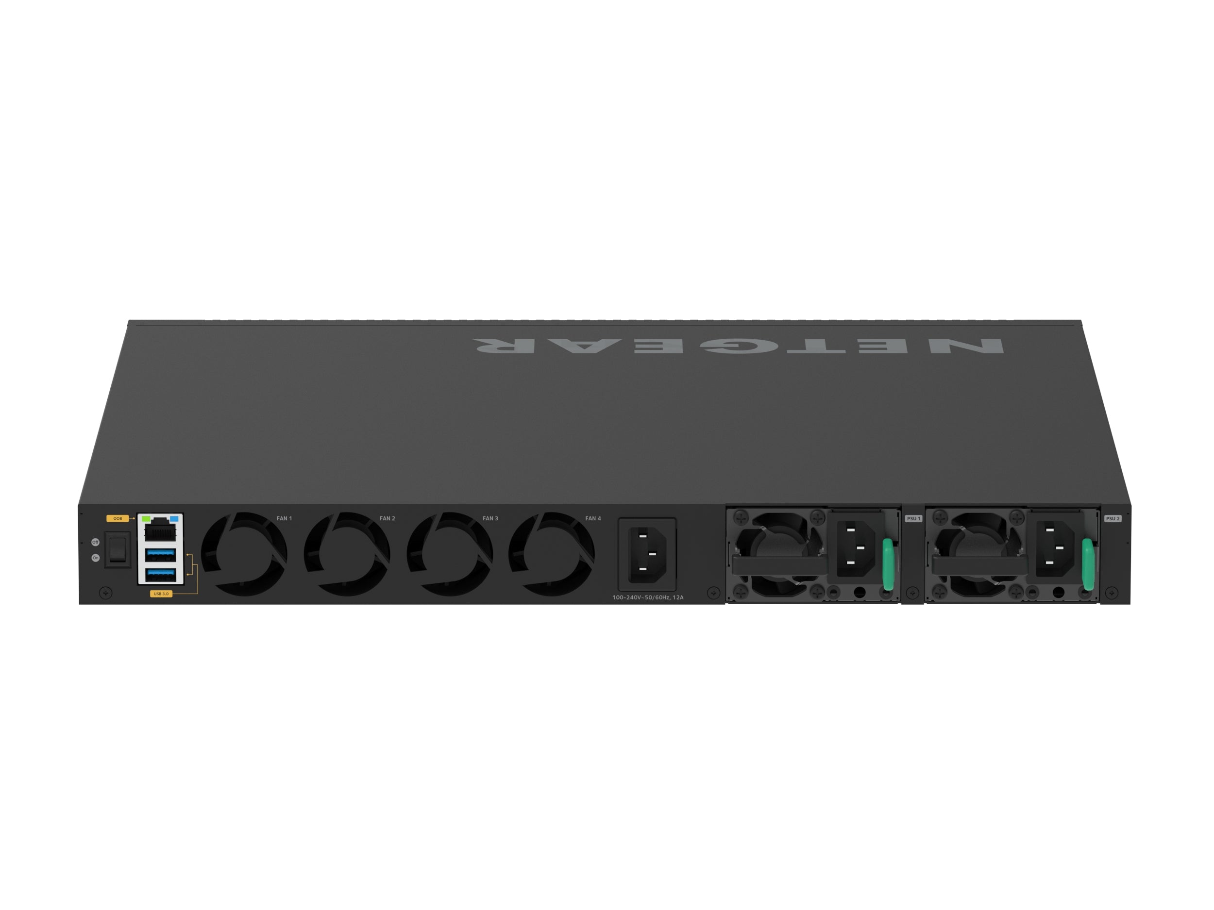 NETGEAR M4350-44M4X4V Géré L3 2.5G Ethernet (100/1000/2500) Connexion Ethernet, supportant l'alimentation via ce port (PoE) 1U Noir
