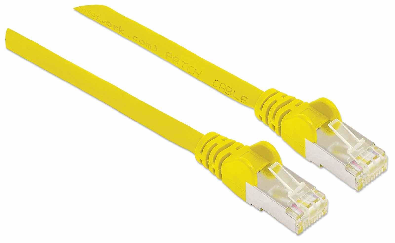 Intellinet 740746 câble de réseau Jaune 10 m Cat7 S/FTP (S-STP)