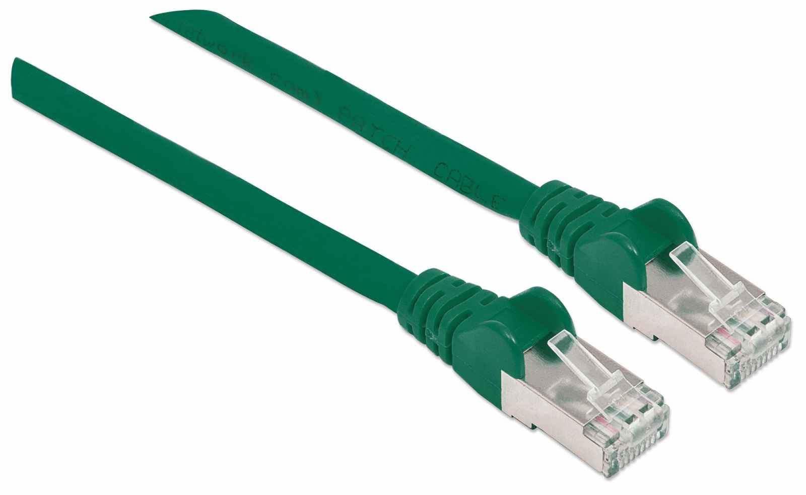 Intellinet 741071 câble de réseau Vert 10 m Cat7 S/FTP (S-STP)