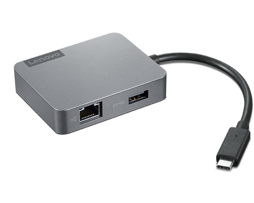 Lenovo 4X91A30366 station d'accueil Avec fil USB 2.0 Type-C Gris