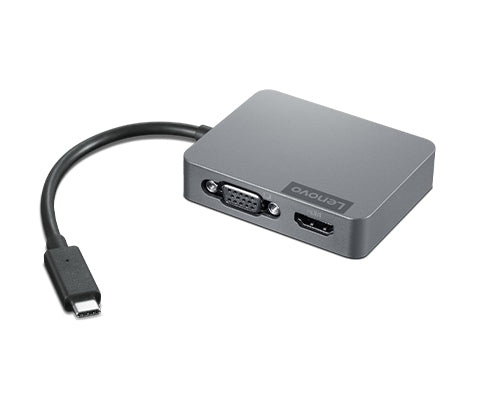 Lenovo 4X91A30366 station d'accueil Avec fil USB 2.0 Type-C Gris