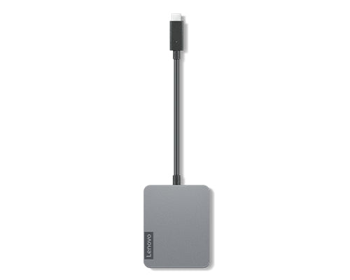 Lenovo 4X91A30366 station d'accueil Avec fil USB 2.0 Type-C Gris