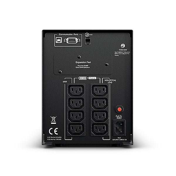 CyberPower PR1500ELCD alimentation d'énergie non interruptible Interactivité de ligne 1,5 kVA 1350 W 8 sortie(s) CA