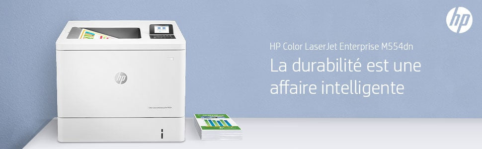 HP Color LaserJet Enterprise Imprimante M554dn, Imprimer, Impression USB en façade; Impression recto-verso
