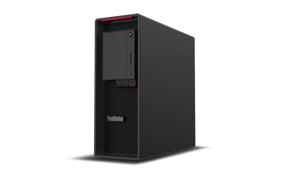 Lenovo ThinkStation P620 AMD Ryzen Threadripper PRO 5945WX 64 Go DDR4-SDRAM 1 To SSD Windows 11 Pro Tower Station de travail Noir