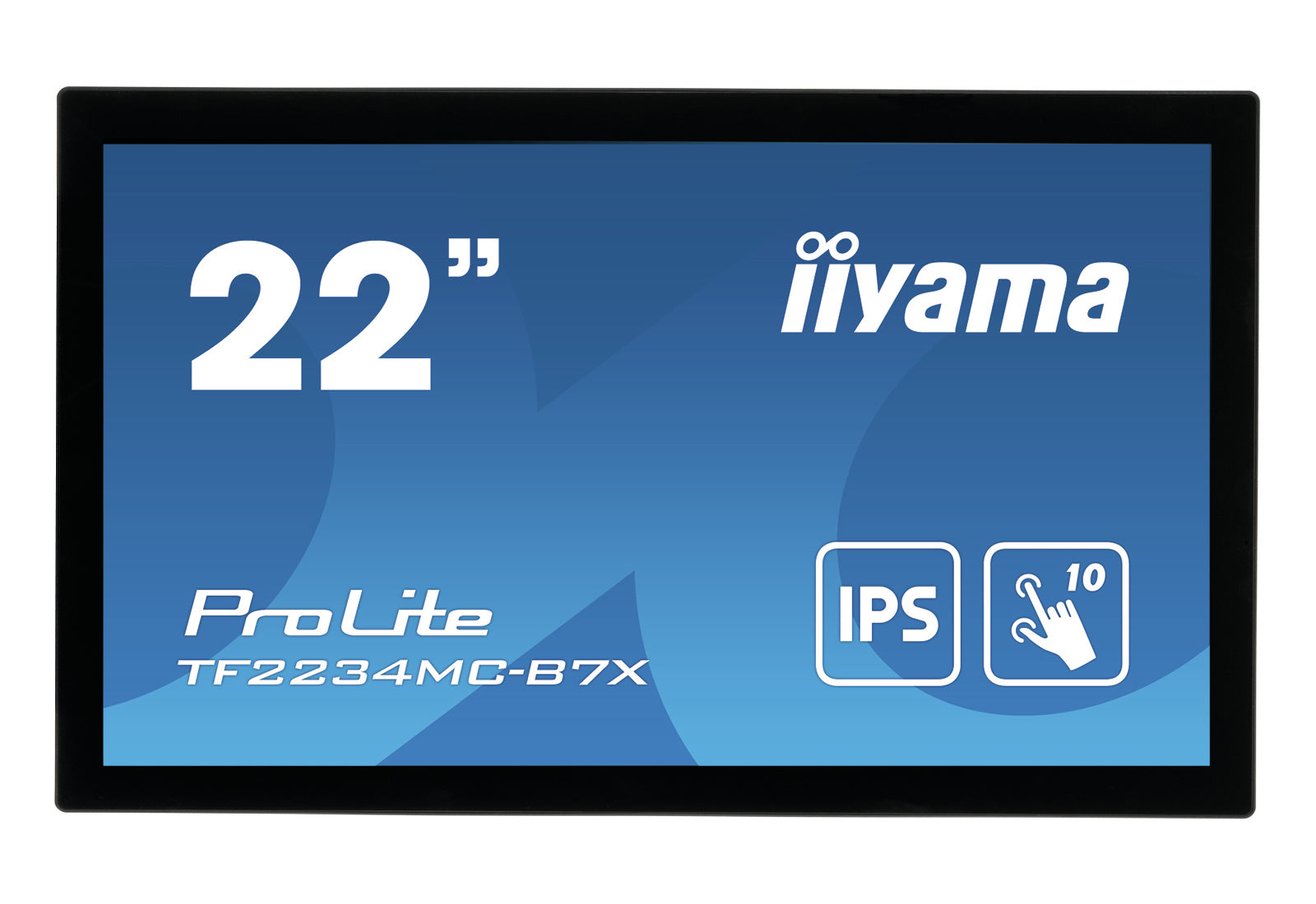 iiyama ProLite TF2234MC-B7X écran plat de PC 54,6 cm (21.5") 1920 x 1080 pixels Full HD LED Écran tactile Multi-utilisateur Noir