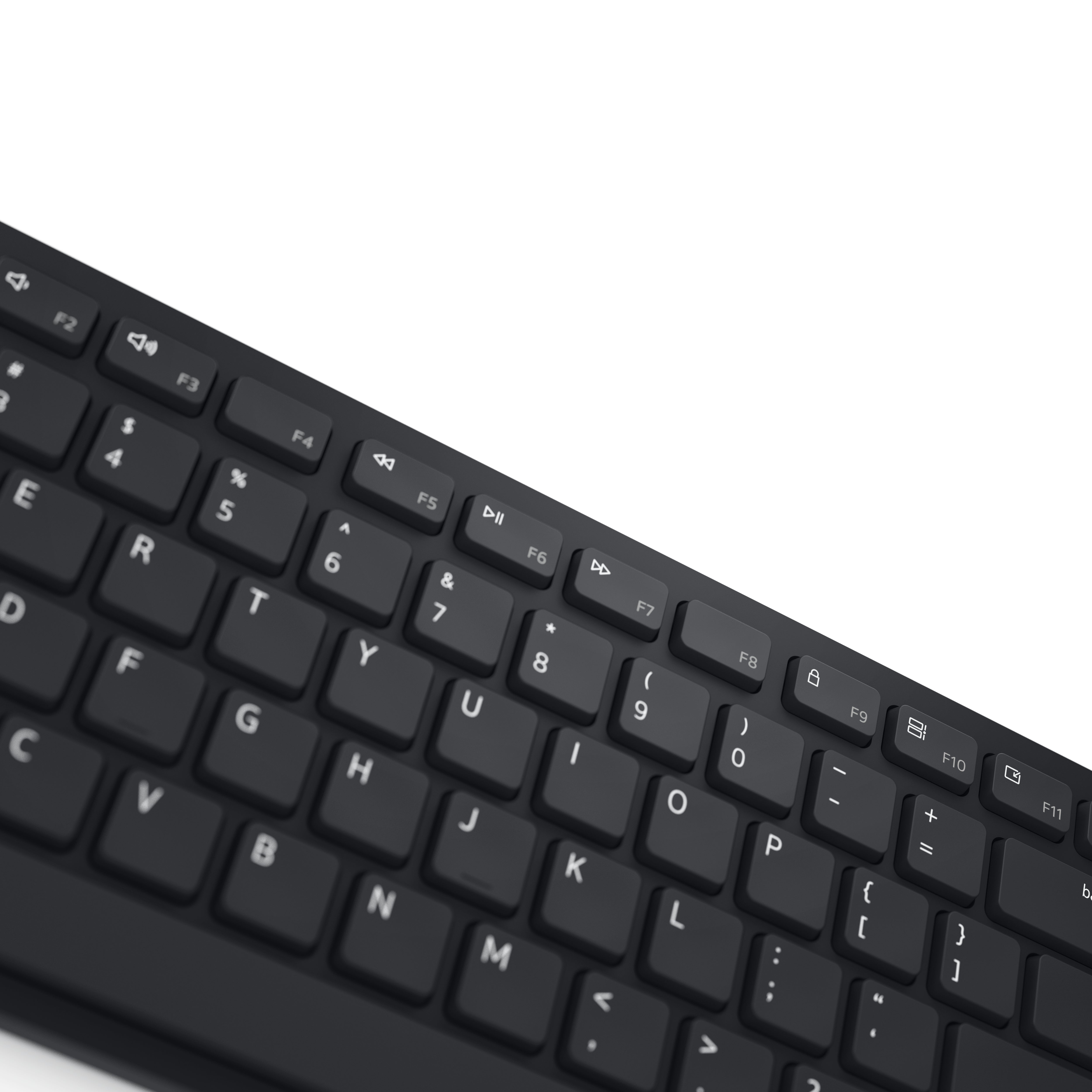 DELL KM5221W clavier Souris incluse Bureau RF sans fil QWERTY US International Noir