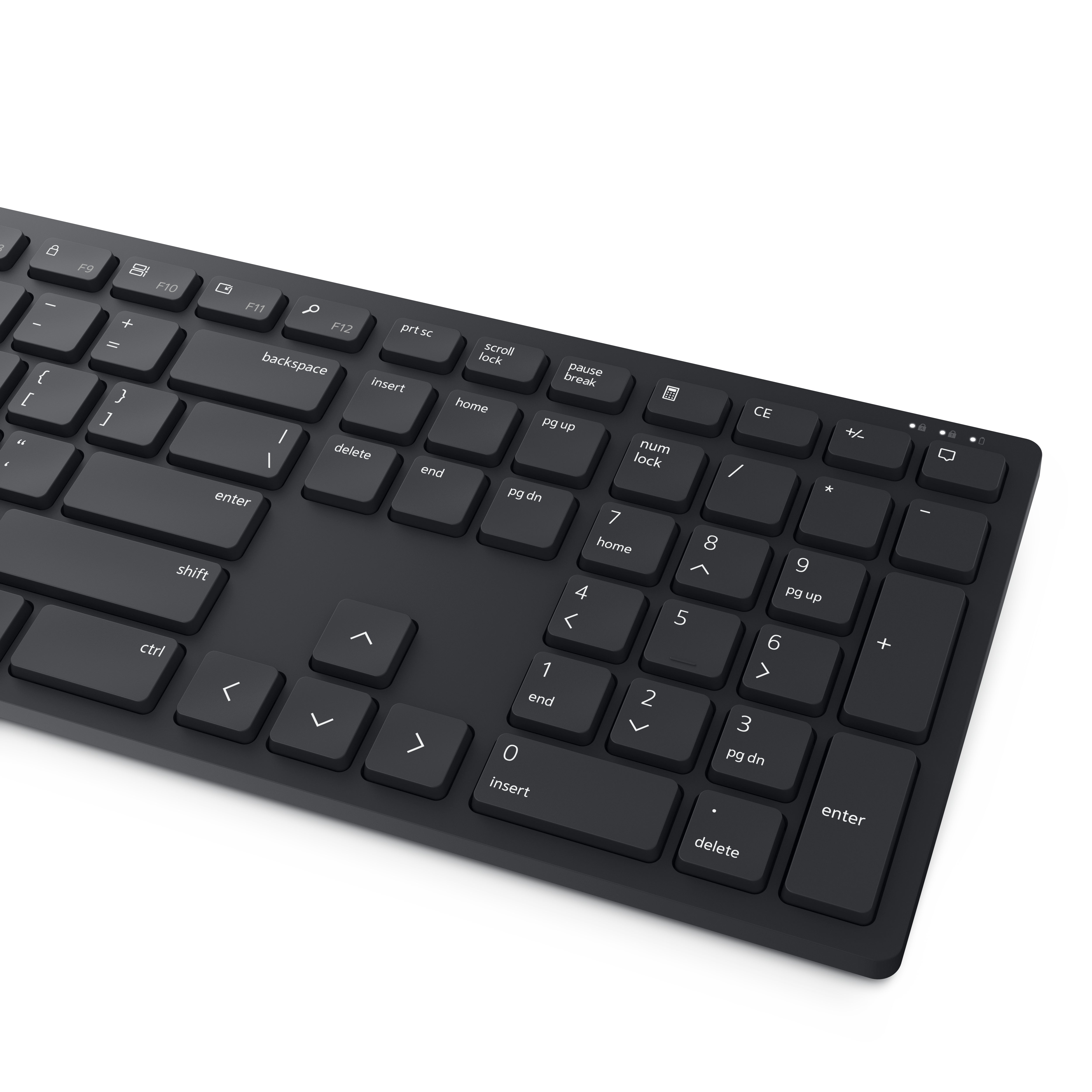 DELL KM5221W clavier Souris incluse Bureau RF sans fil QWERTY US International Noir
