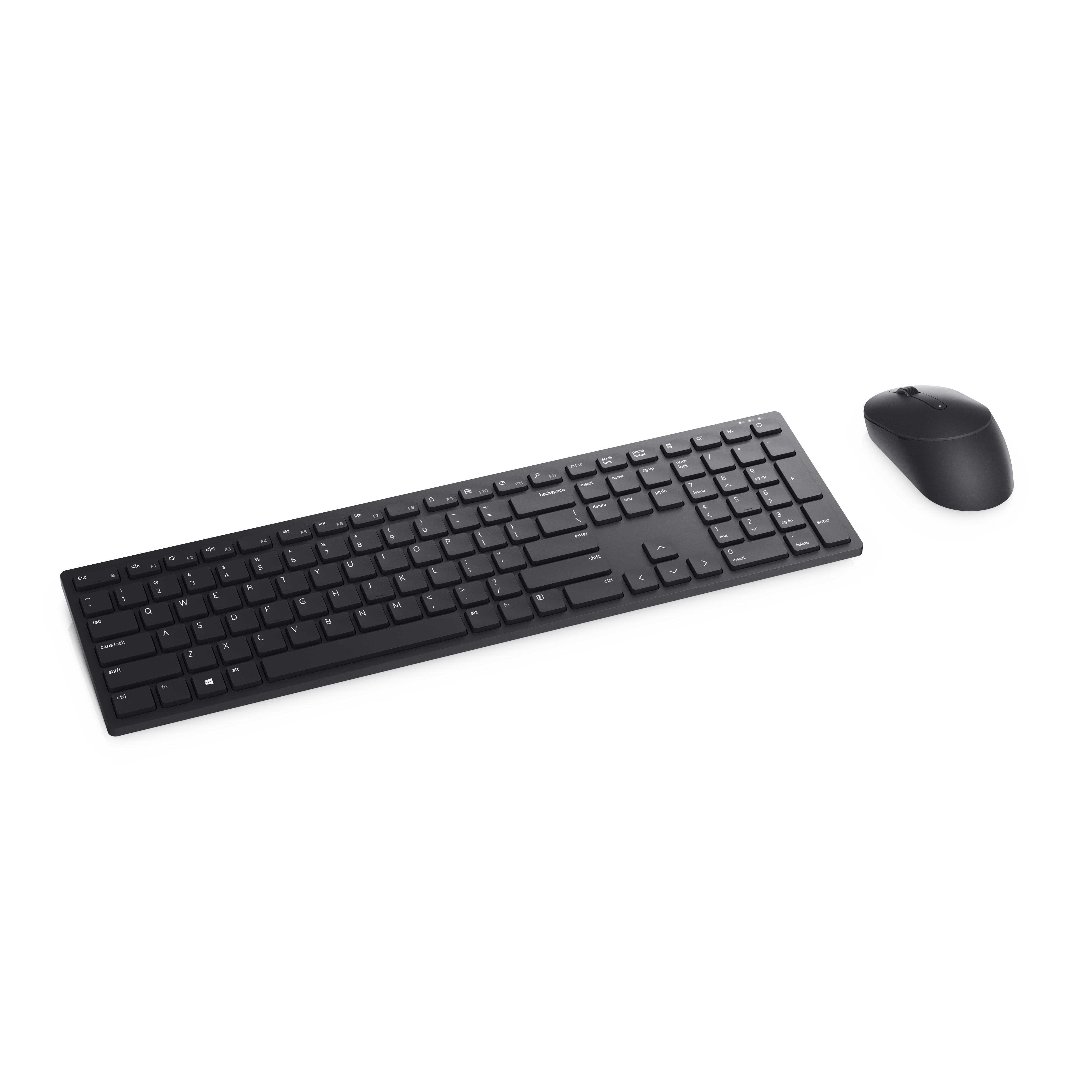 DELL KM5221W clavier Souris incluse Bureau RF sans fil QWERTY US International Noir