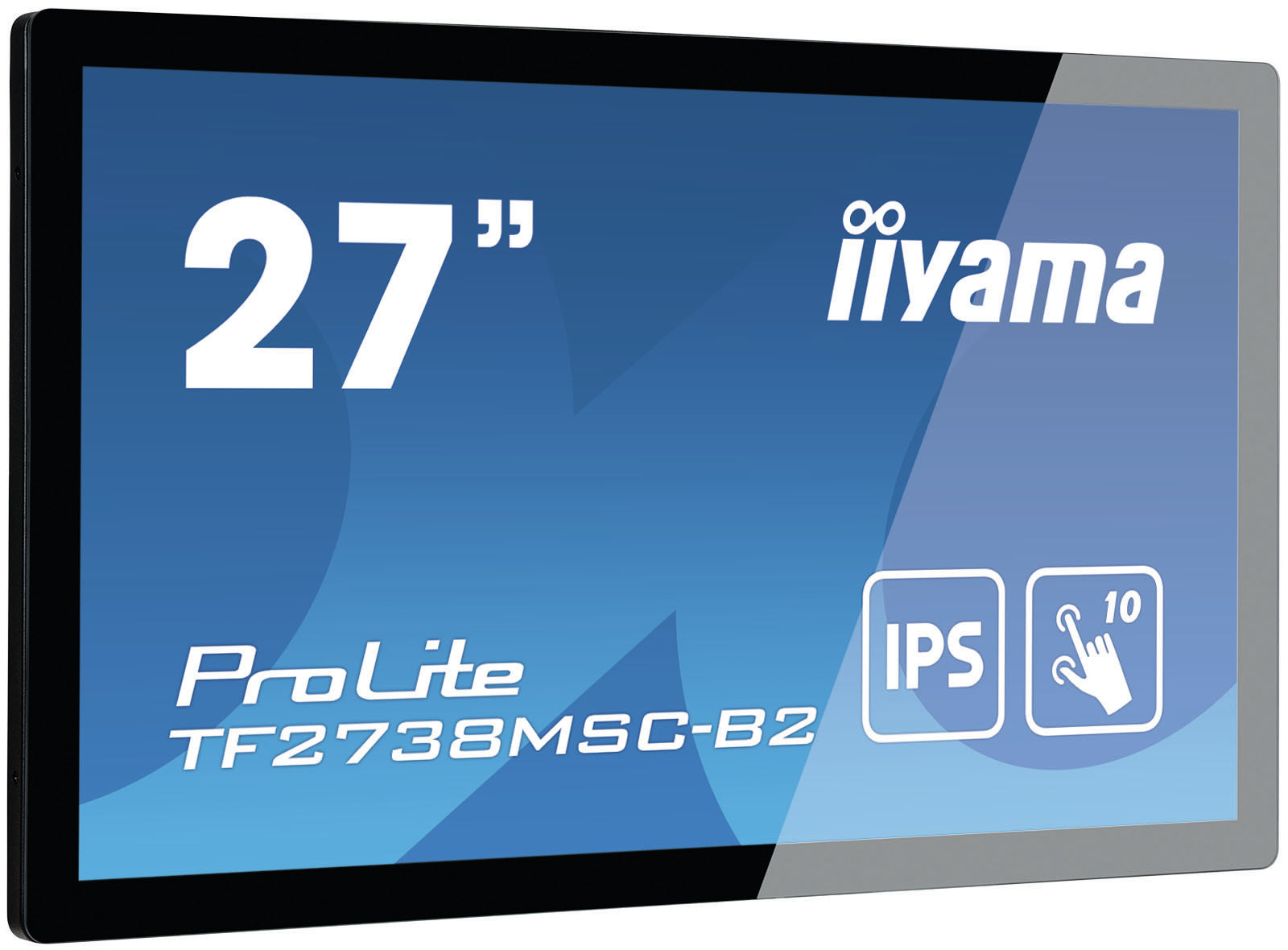 iiyama ProLite TF2738MSC-B2 écran plat de PC 68,6 cm (27") 1920 x 1080 pixels Full HD LED Écran tactile Multi-utilisateur Noir