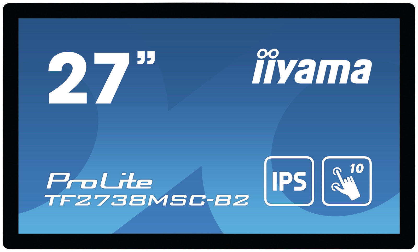 iiyama ProLite TF2738MSC-B2 écran plat de PC 68,6 cm (27") 1920 x 1080 pixels Full HD LED Écran tactile Multi-utilisateur Noir