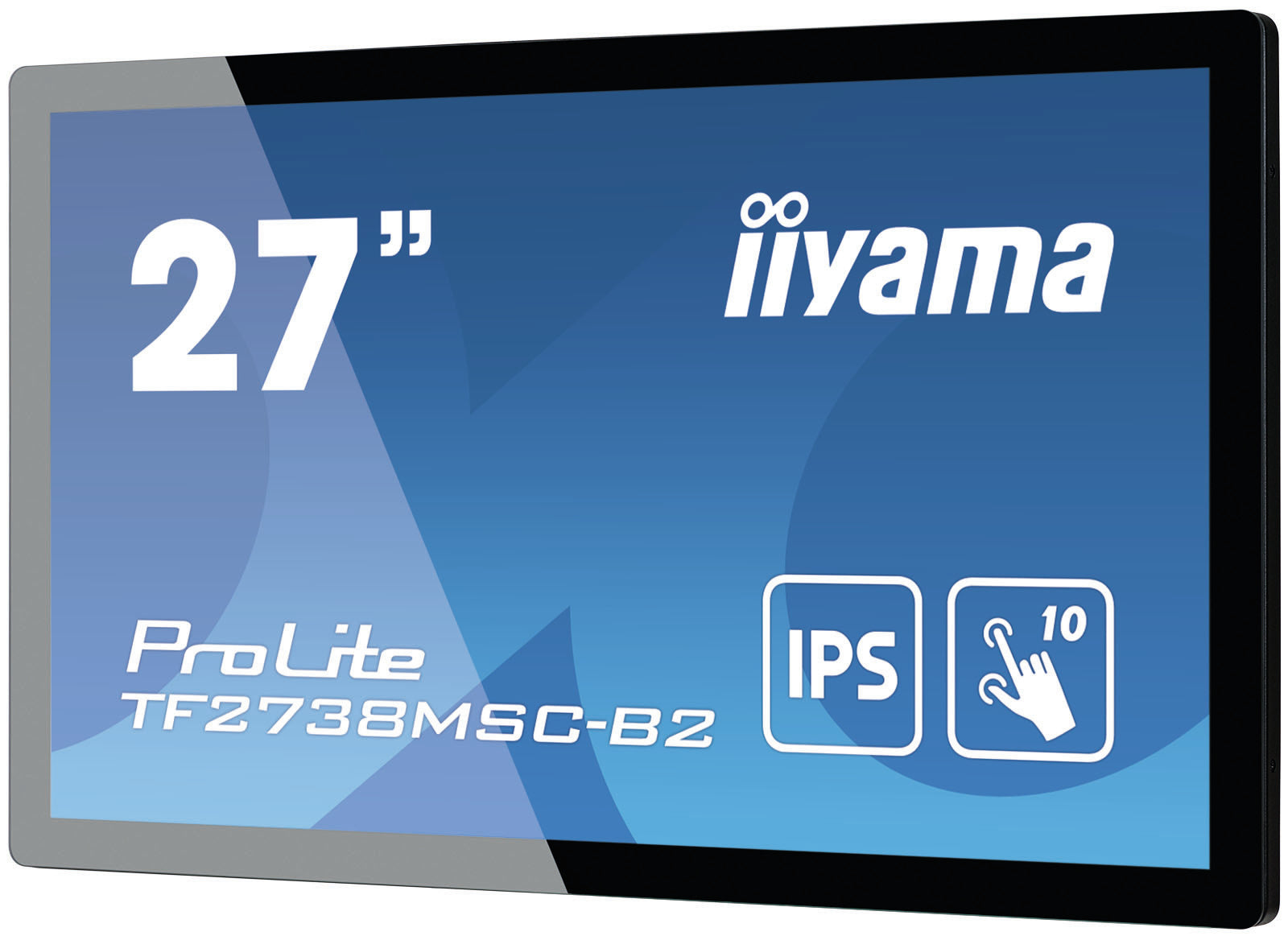 iiyama ProLite TF2738MSC-B2 écran plat de PC 68,6 cm (27") 1920 x 1080 pixels Full HD LED Écran tactile Multi-utilisateur Noir