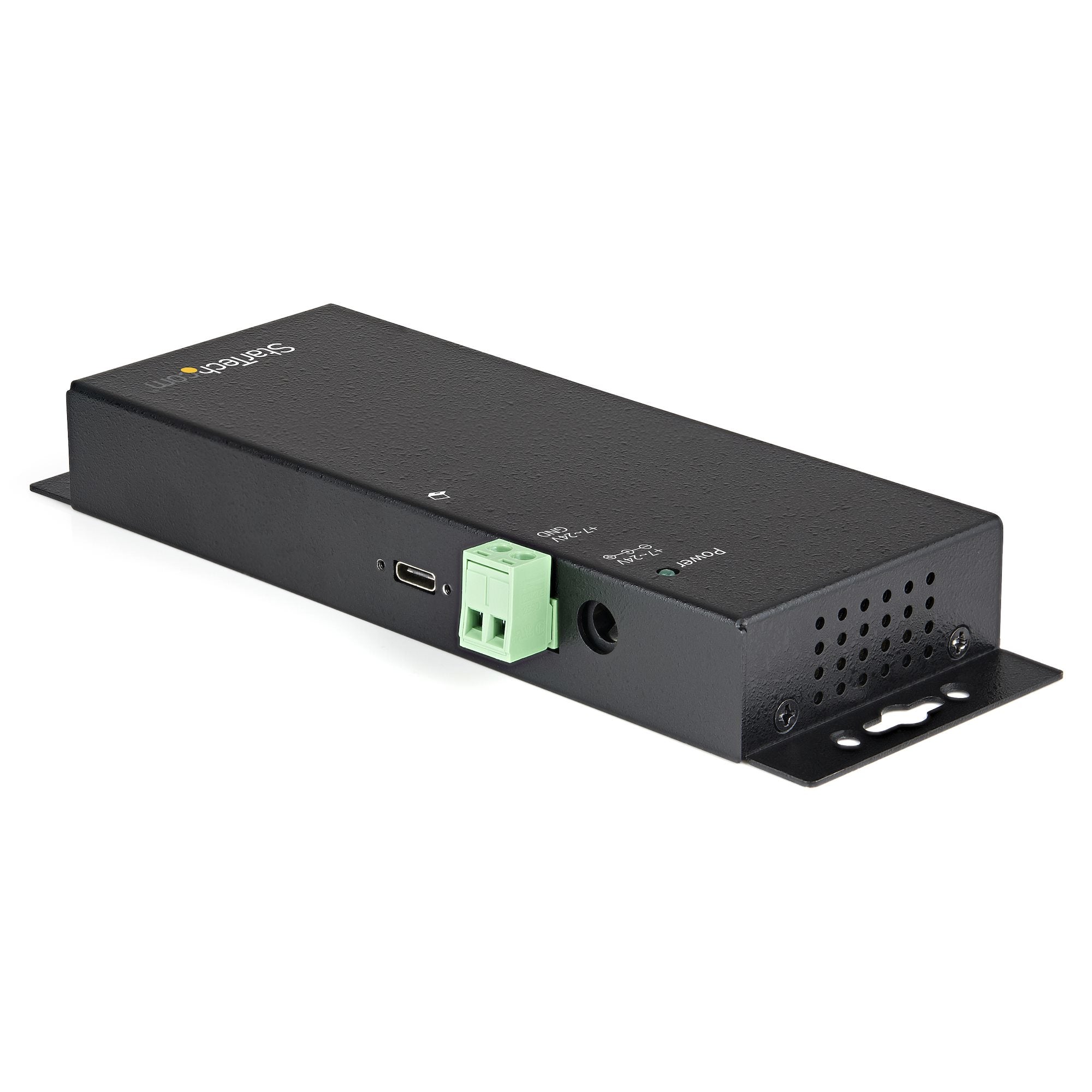 StarTech.com Hub USB C 4 ports 10Gbps - Hub USB Type-C industriel en métal avec 3xUSB-A & 1xUSB-C - Protection ESD & Surtension - USB-C ou USB-A Host - Hub USB 3.2 Gen 2 auto-alimenté et montable