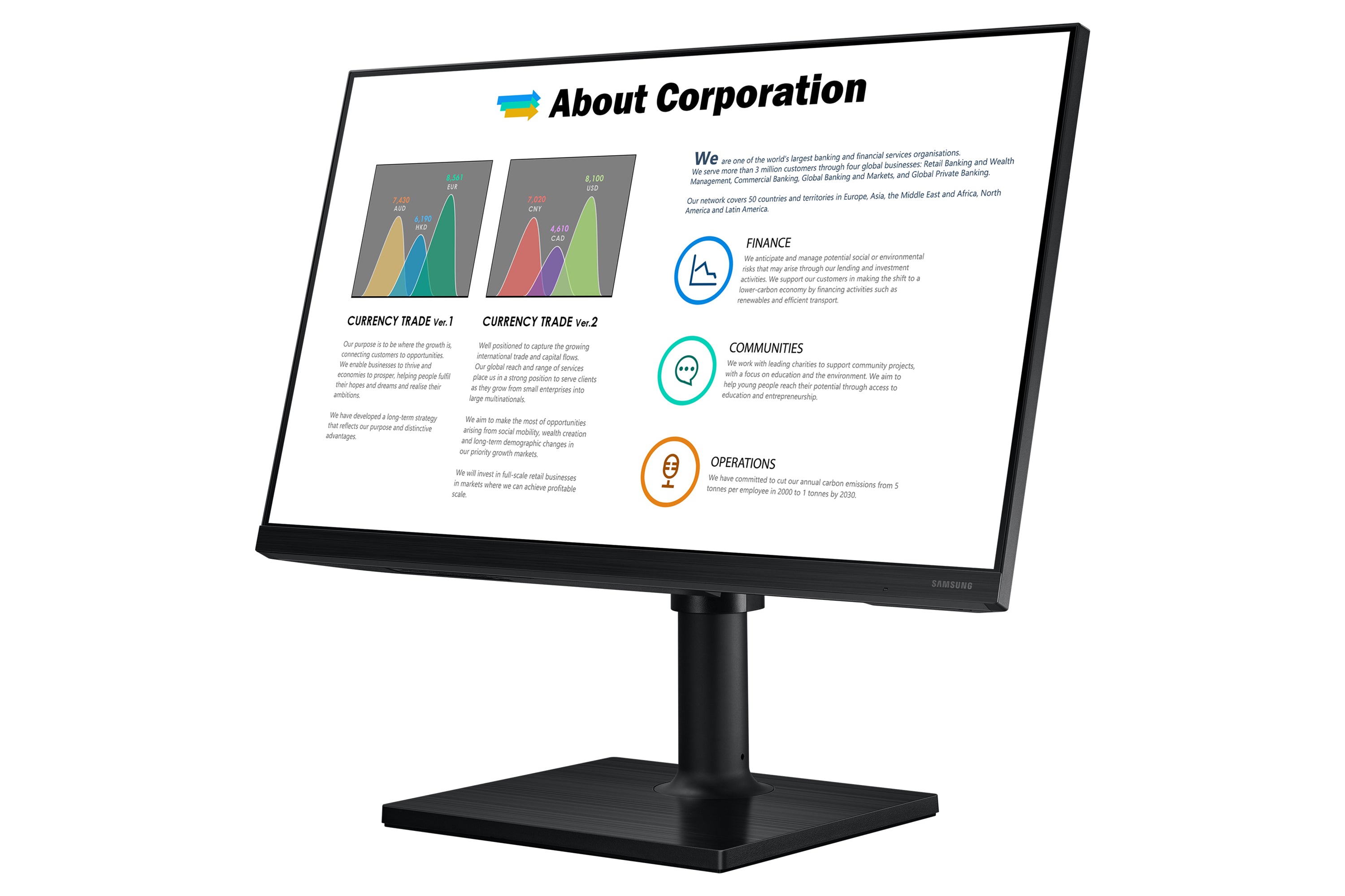Samsung Écran PC Professionnel Série T45F 27"