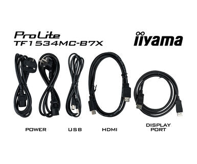 iiyama TF1534MC-B7X Moniteur de caisse 38,1 cm (15") 1024 x 768 pixels XGA Écran tactile
